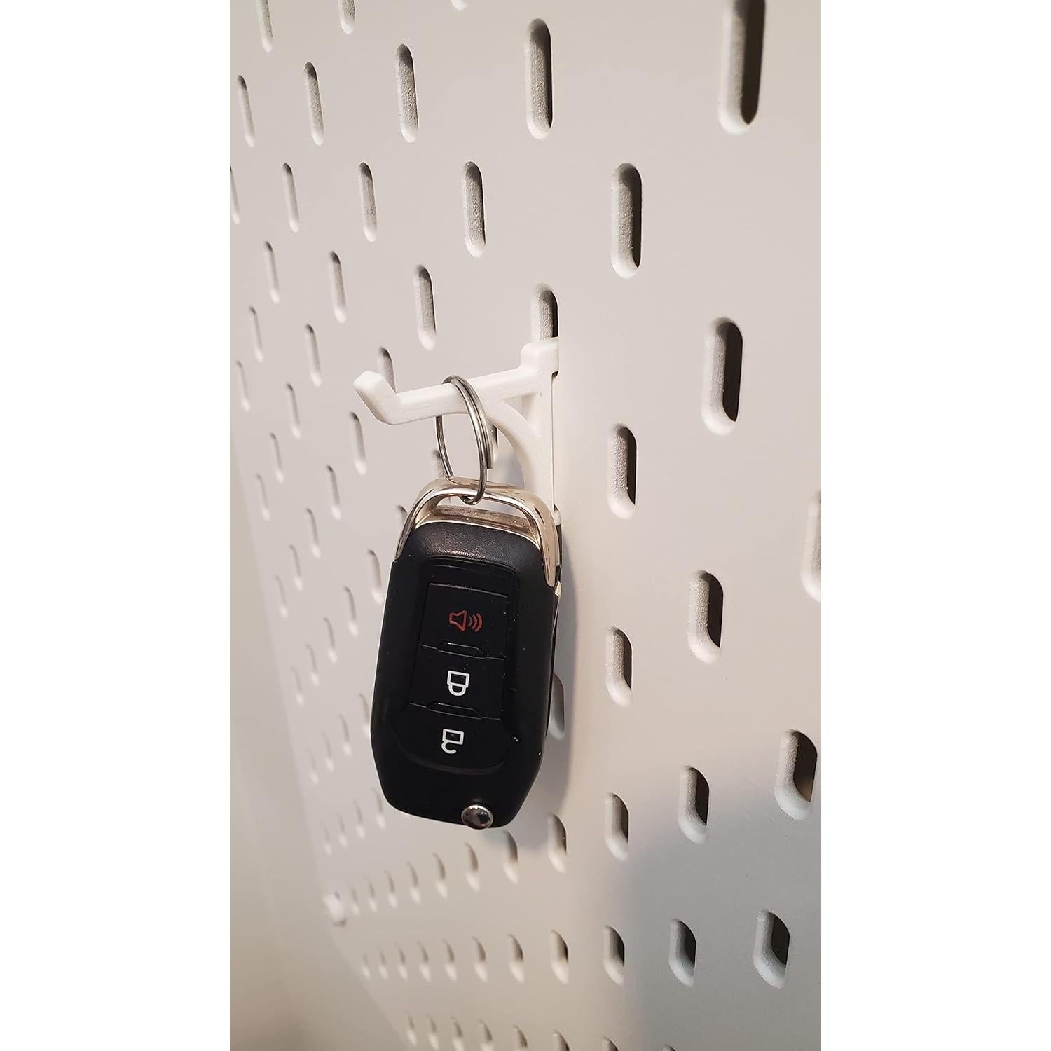 Ganchos de Exhibición 12pk Just Hanging para Panel IKEA SKADIS