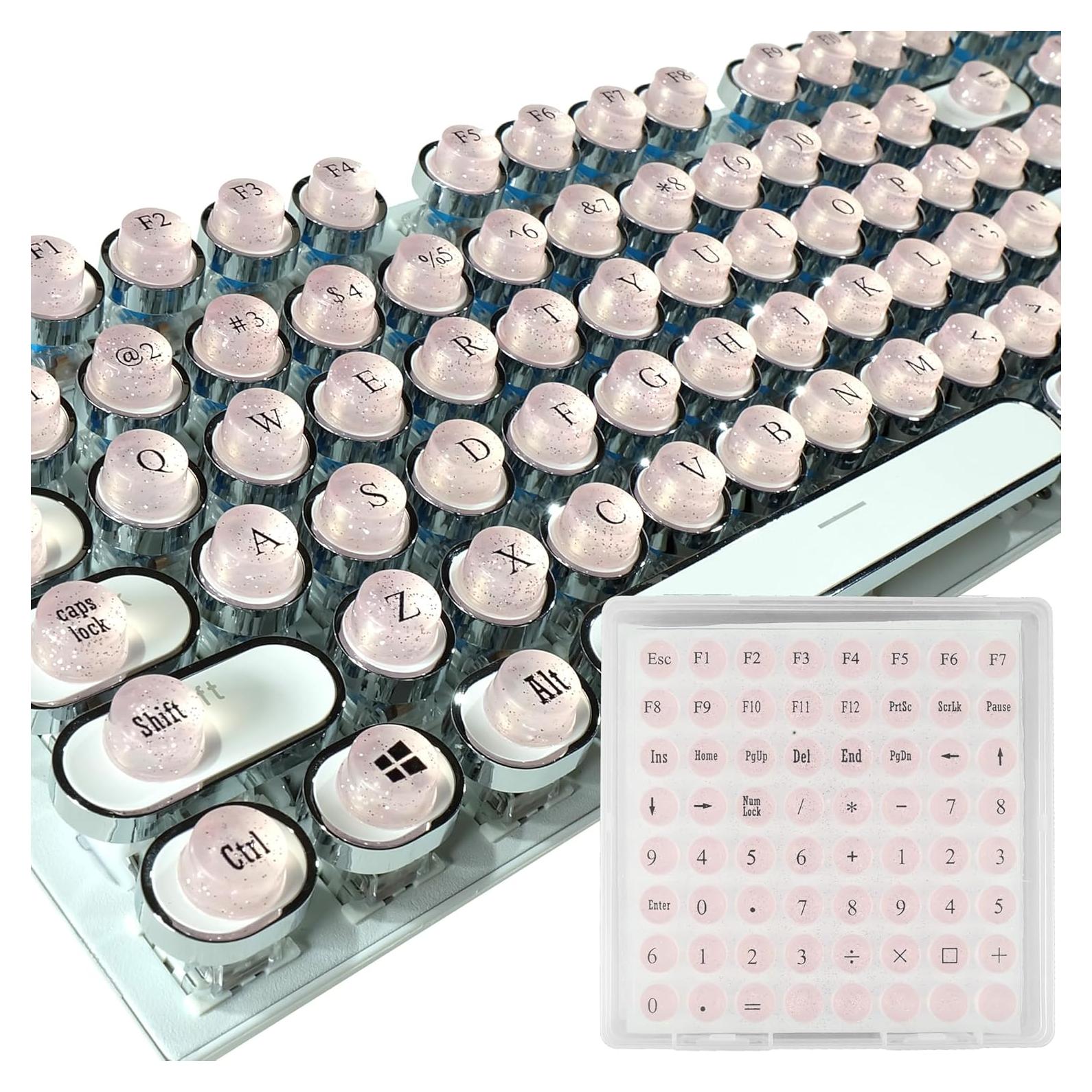 Elevador de Teclas para Teclado Ivaso - Cilindro Rosa 128 Piezas