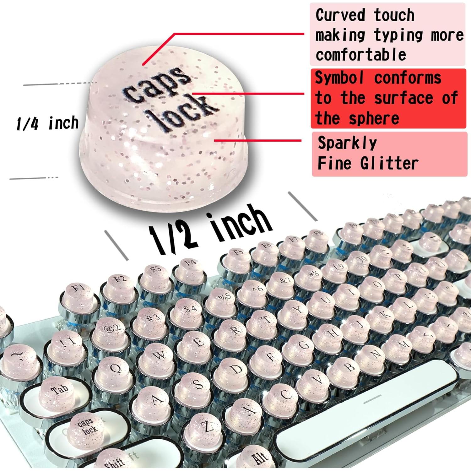 Elevador de Teclas para Teclado Ivaso - Cilindro Rosa 128 Piezas