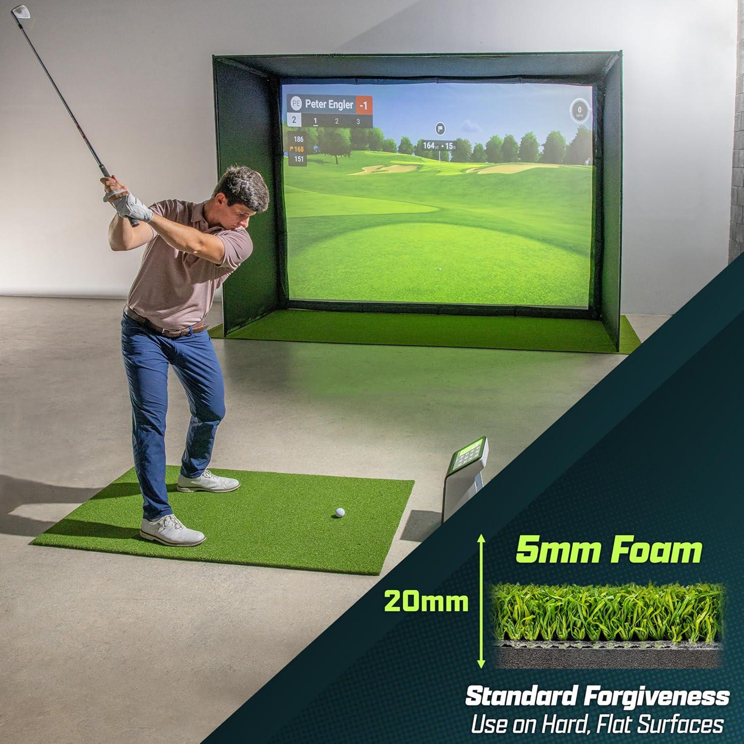 Alfombrilla de Golf GoSports Turf PRO 5x3 pies para Práctica