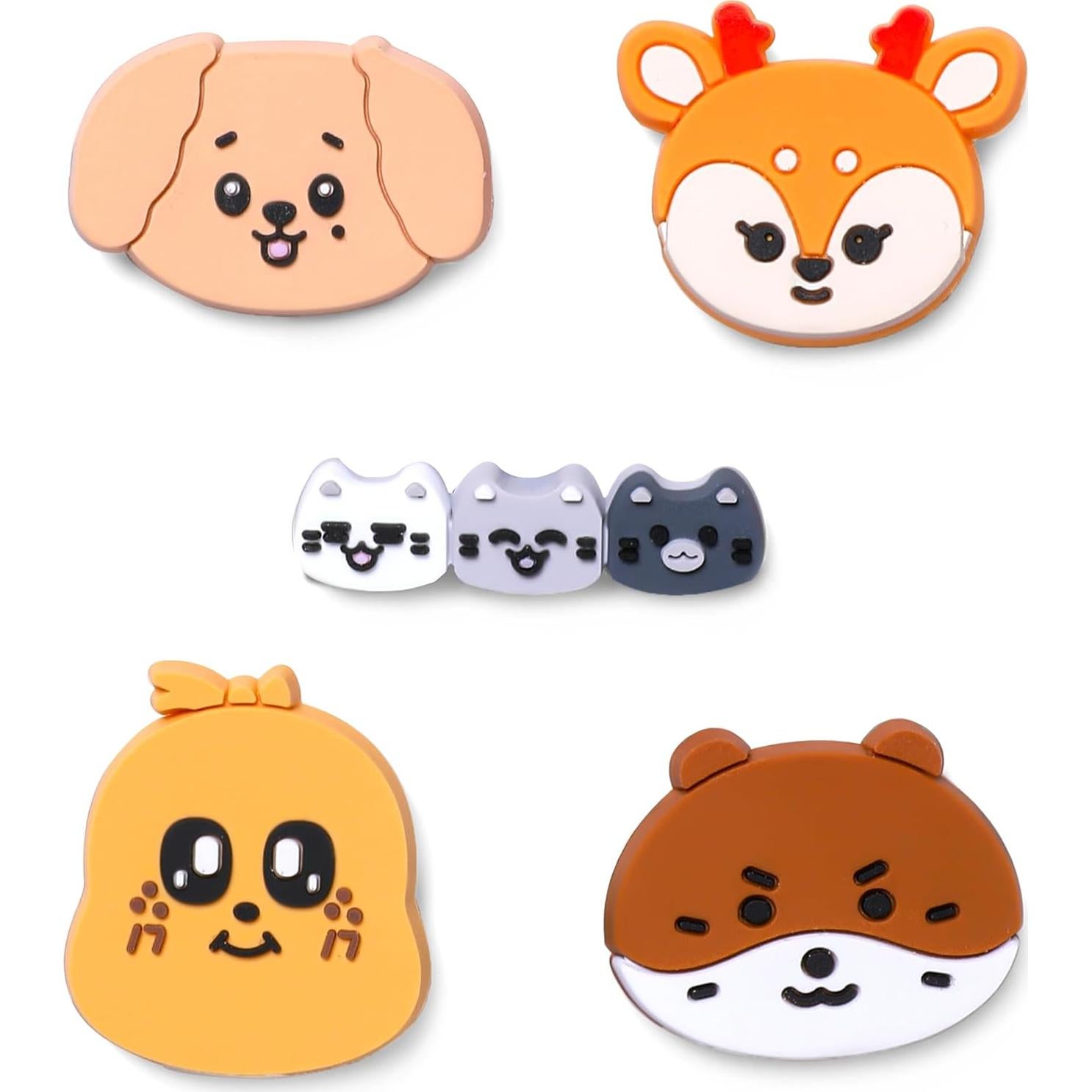 Encantos para Zapatos Niños Niñas 4 Piezas Perro Decorativos