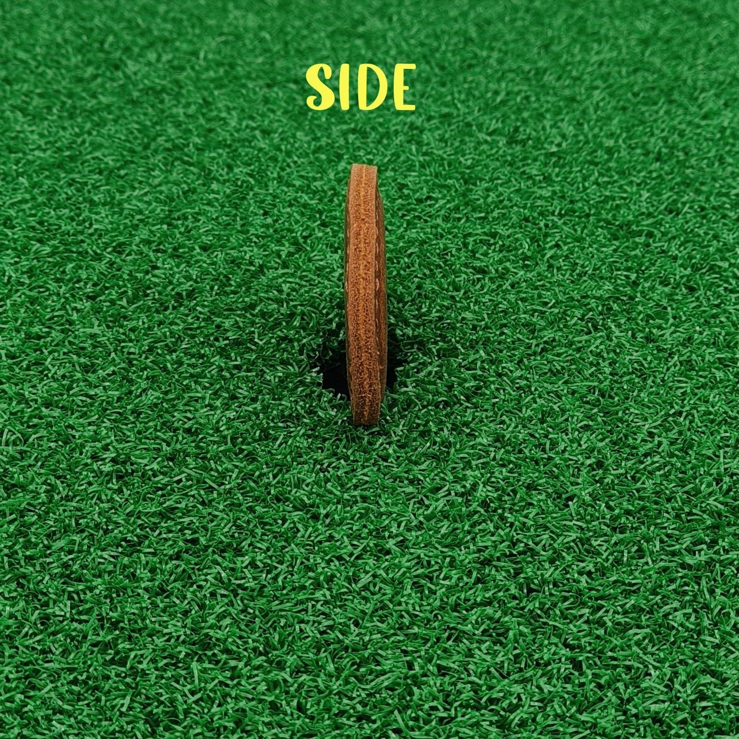 Paquete de 3 Marcadores de Golf Magnéticos VILEMALEN de Cuero