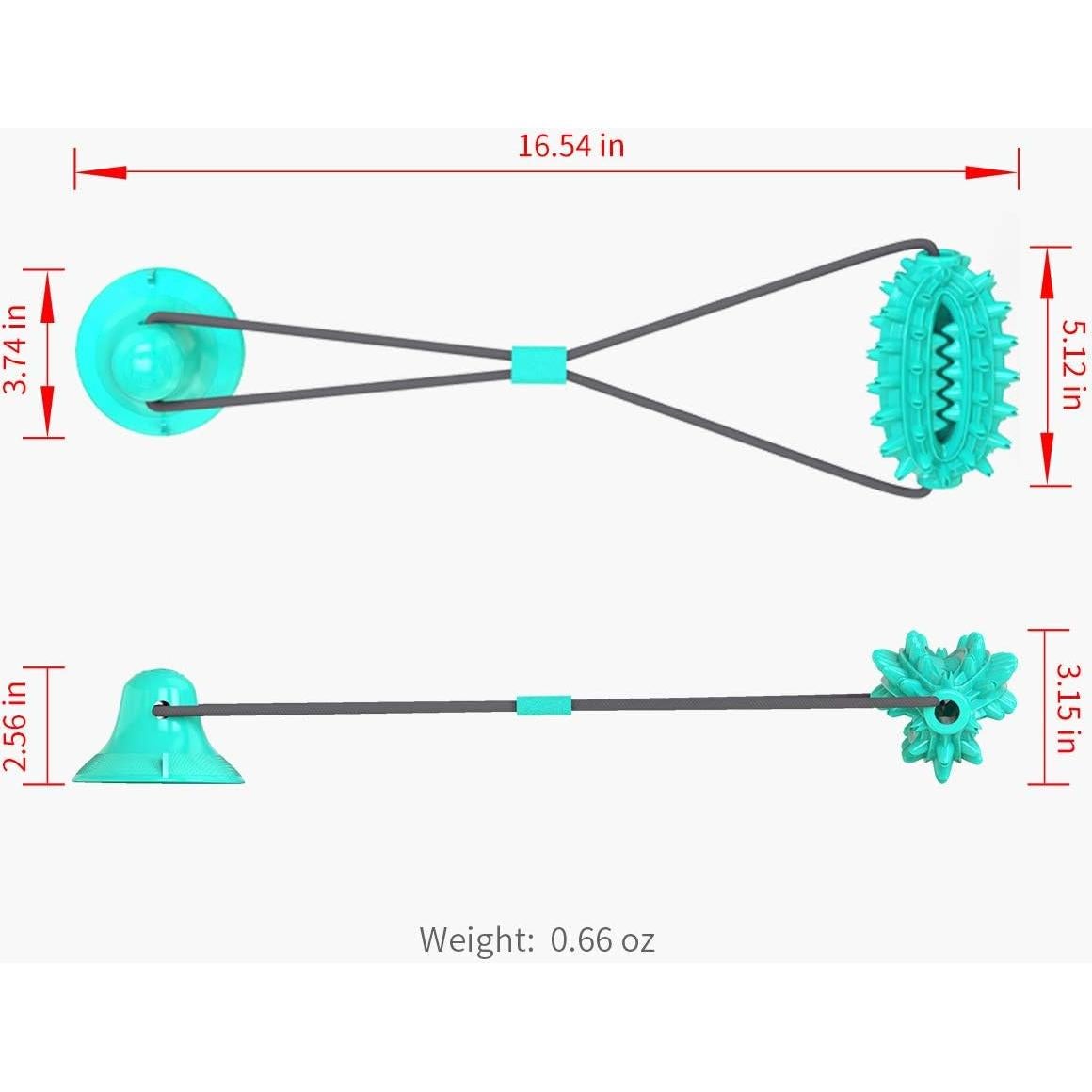 Juguete para Perros Guardians con Ventosa y Cuerda Azul