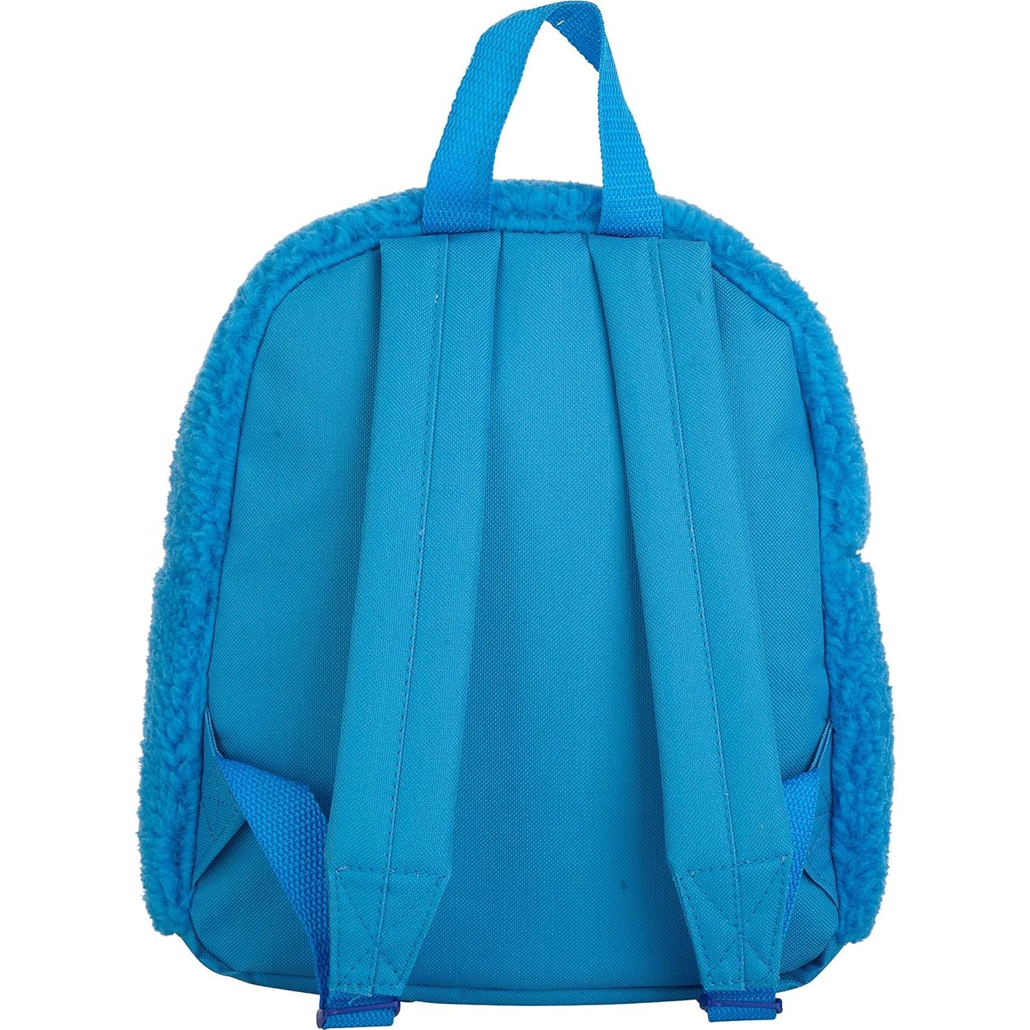 Mini Mochila Cookie Monster Sesame Street 30.5x25.4cm