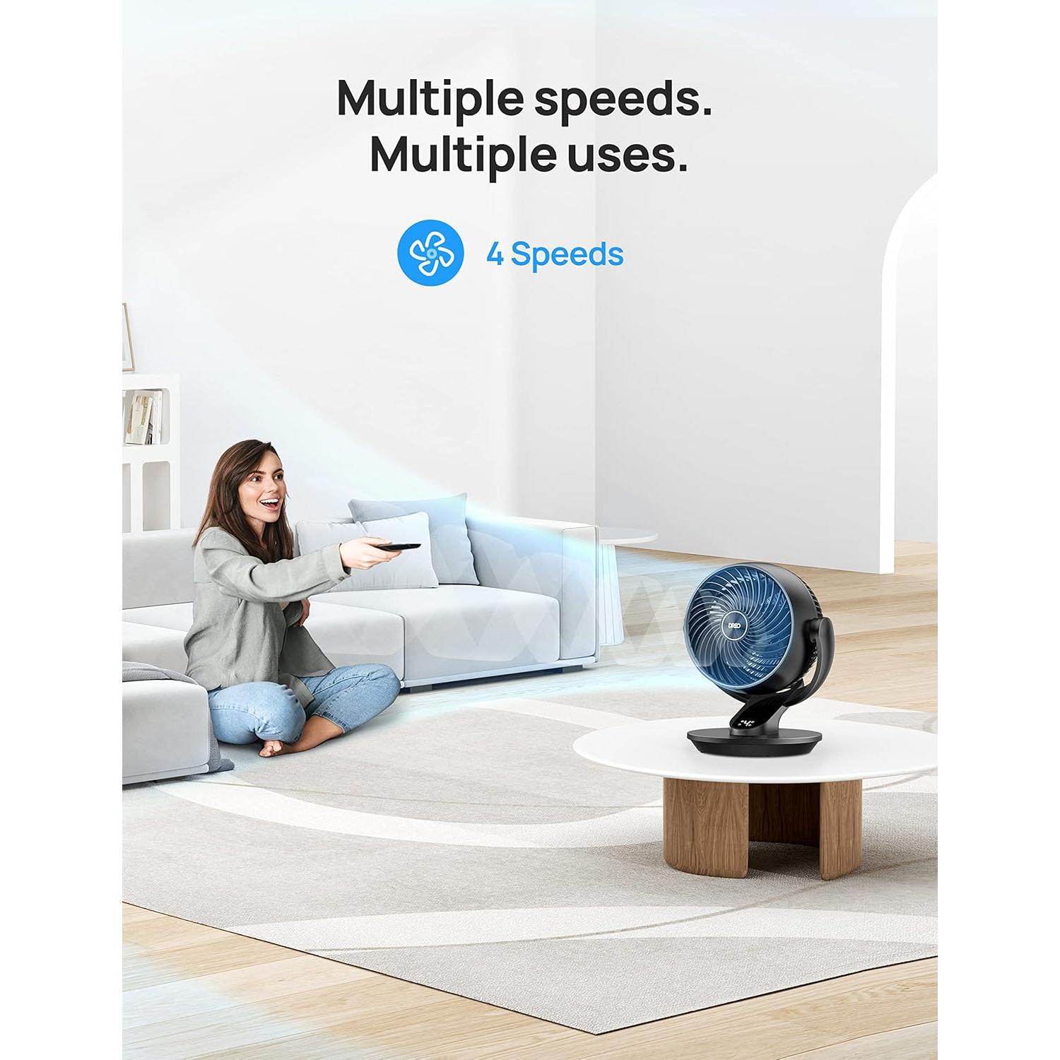 Ventilador de escritorio Dreo DR-HAF001 4 velocidades 28dB