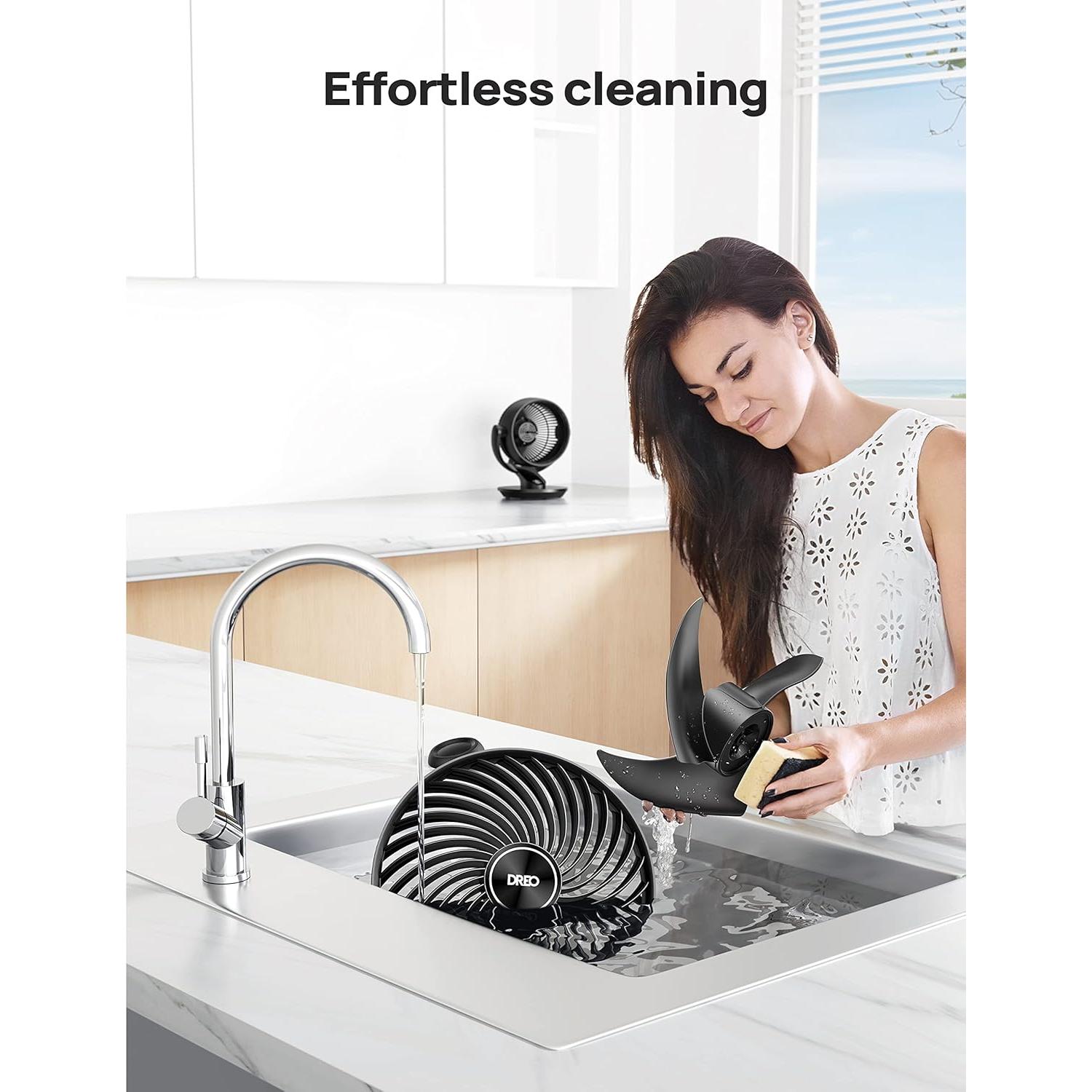 Ventilador de escritorio Dreo DR-HAF001 4 velocidades 28dB