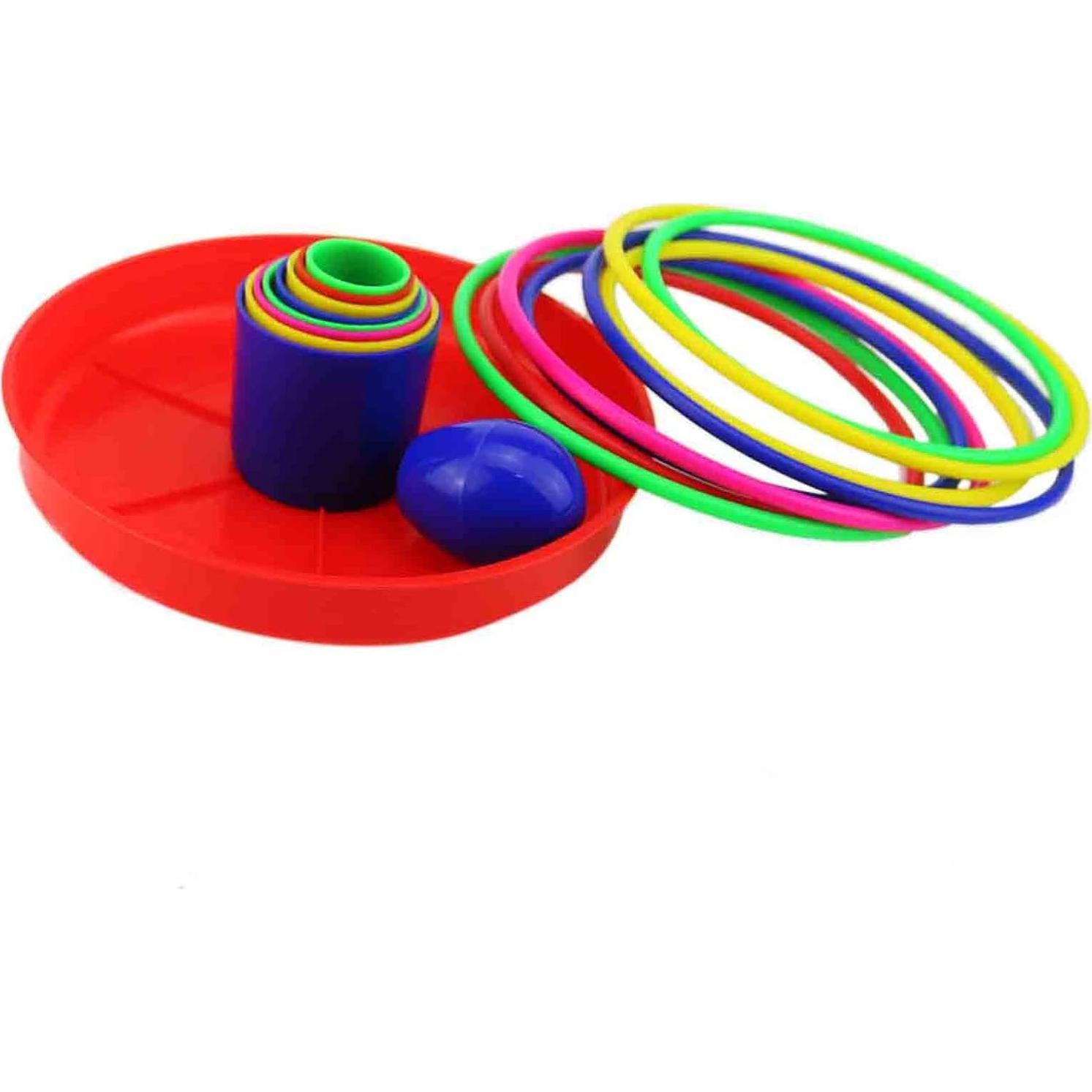 Juego de Anillos Ogrmar 8 Piezas para Lanzar Niños