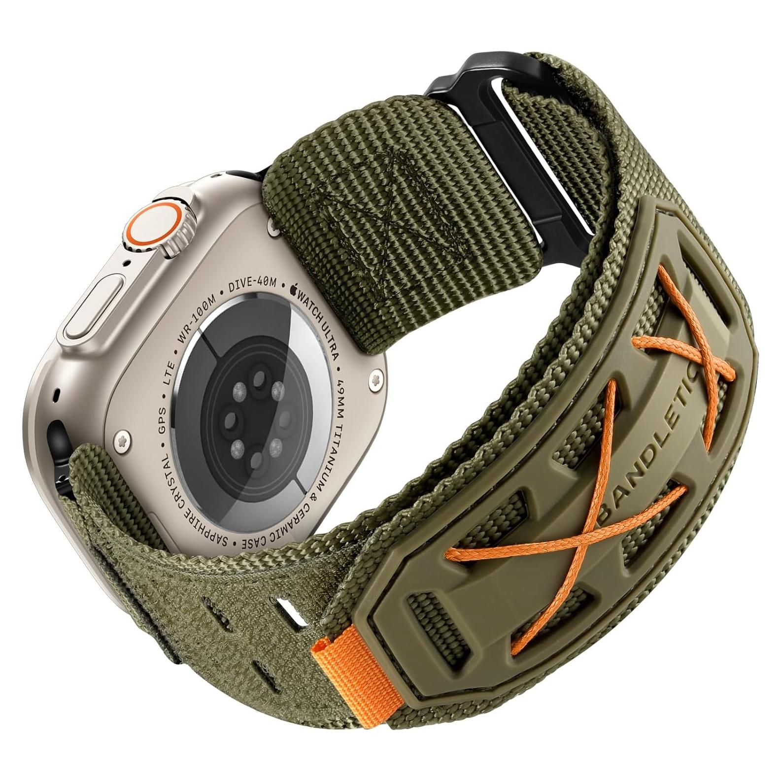 Correa de Nylon Militar para Apple Watch 32mm Verde - Bandletic