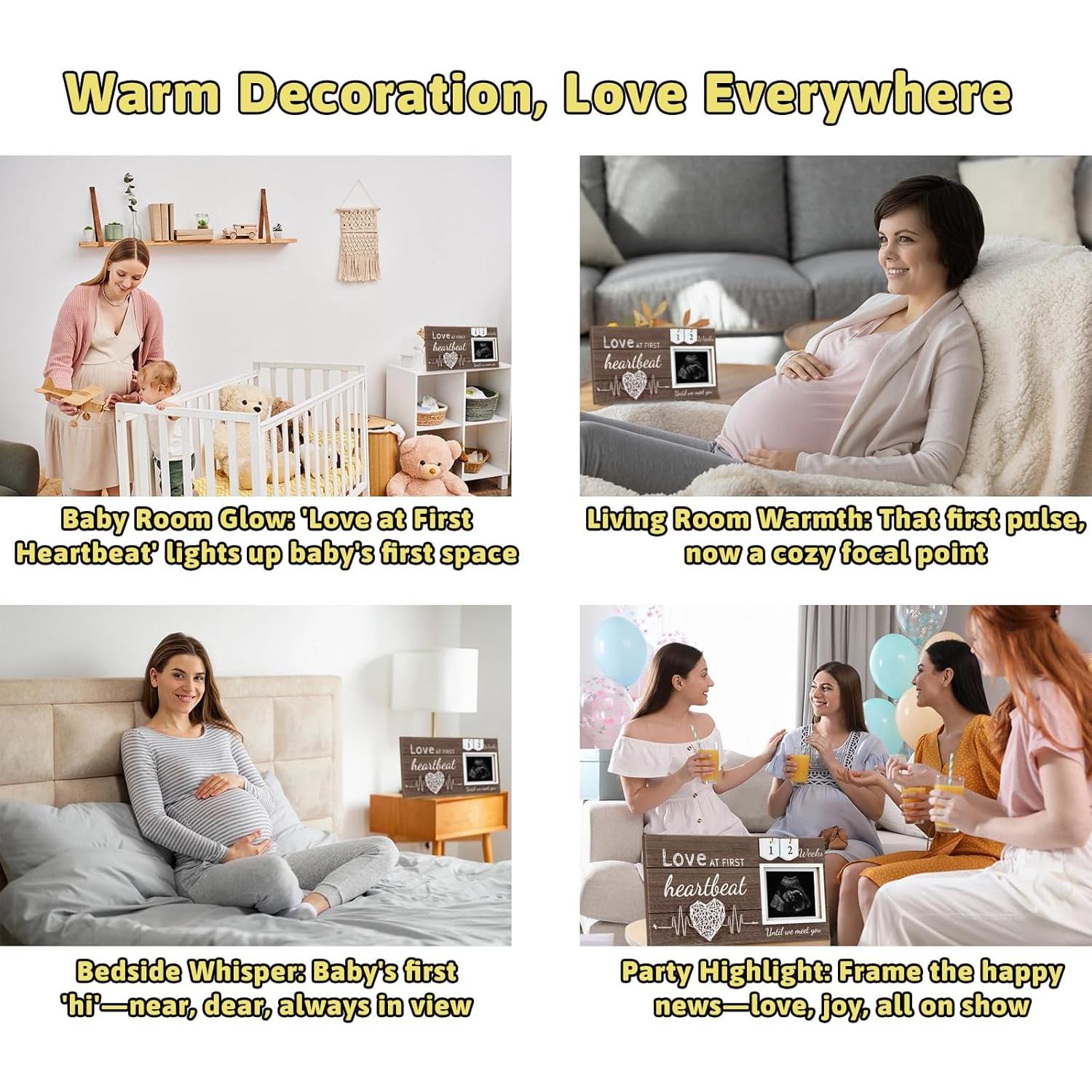 Marco de Imagen Ultrasonido Garybank 15x10 cm para Bebé