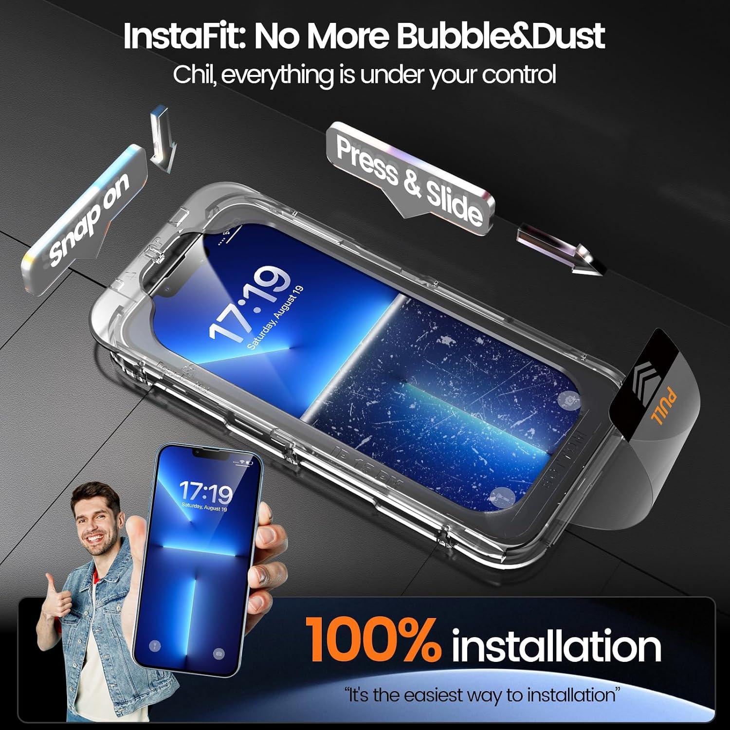 Protector de Pantalla MOHAVE para iPhone 13 Pro Max HD Claro