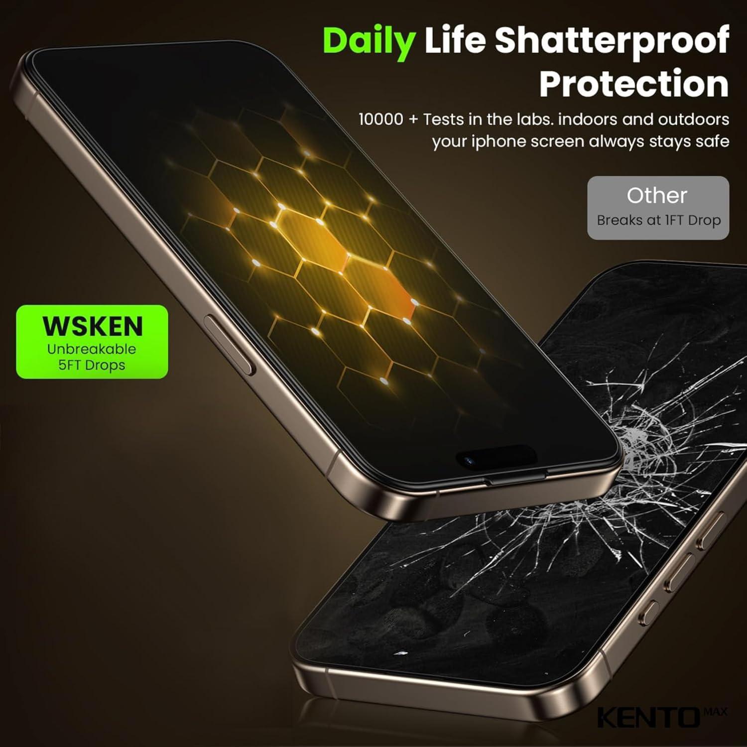 Protector de Pantalla KENTO MAX 9H para iPhone 12 Pro Max