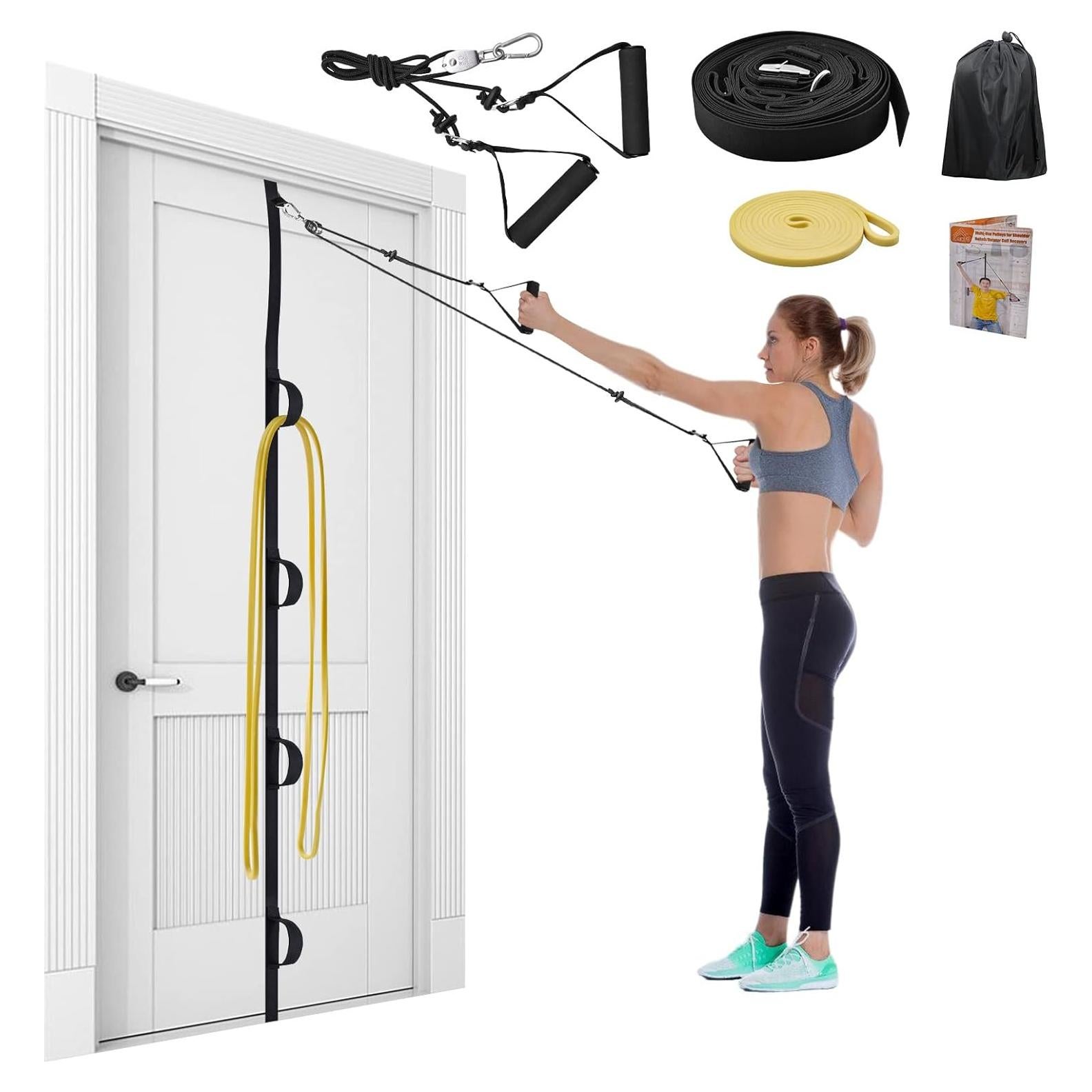 Polea de Rehabilitación de Hombro ATENTO con Bandas de Resistencia