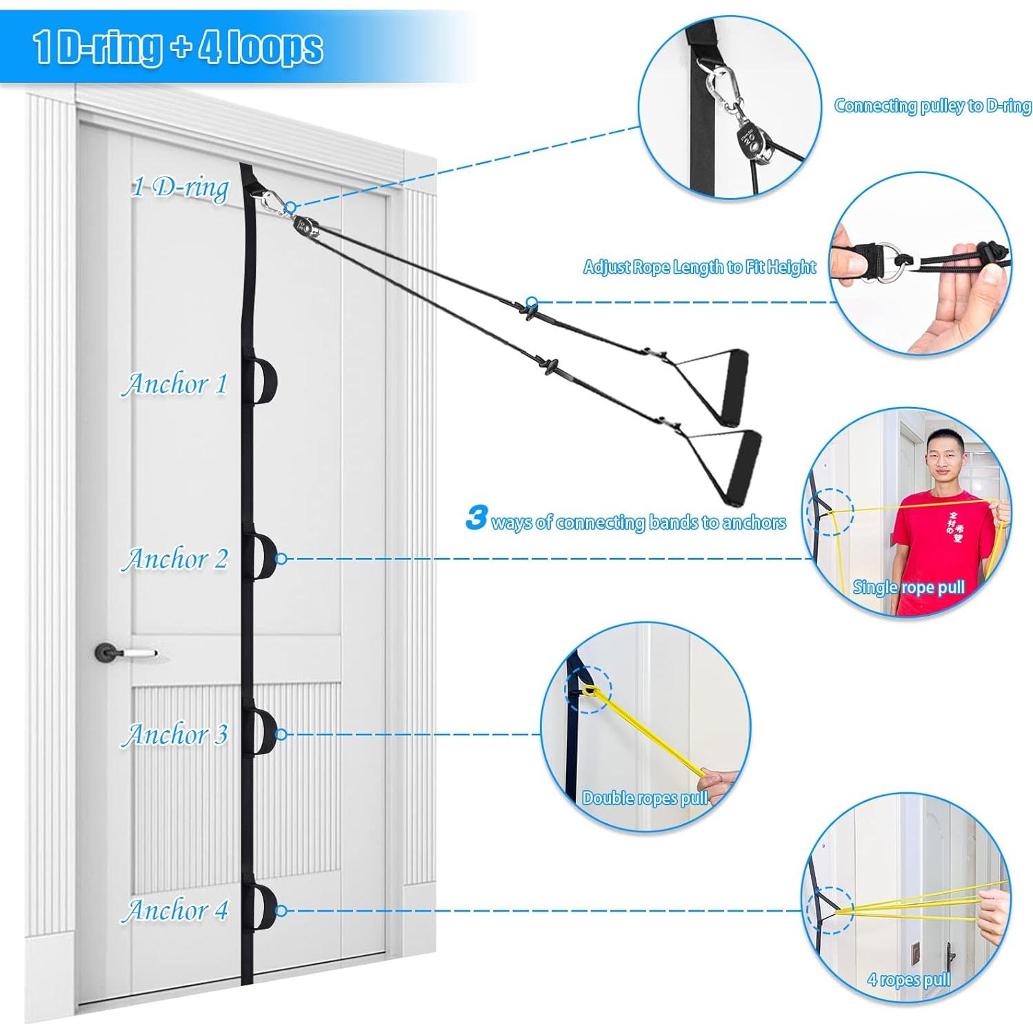 Polea de Rehabilitación de Hombro ATENTO con Bandas de Resistencia