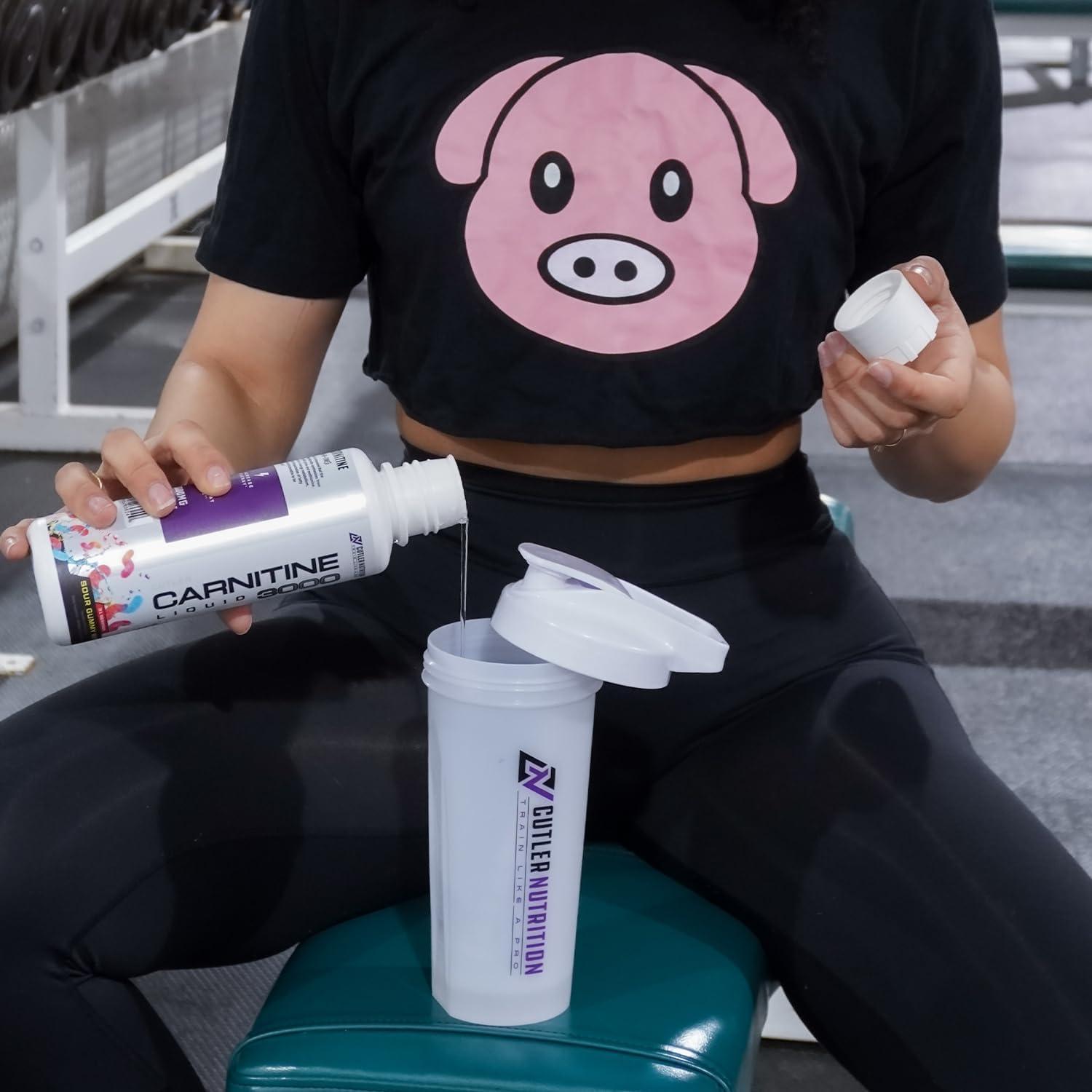 Suplemento Líquido L-Carnitina Cutler Nutrition 473ml Gusanito Ácido