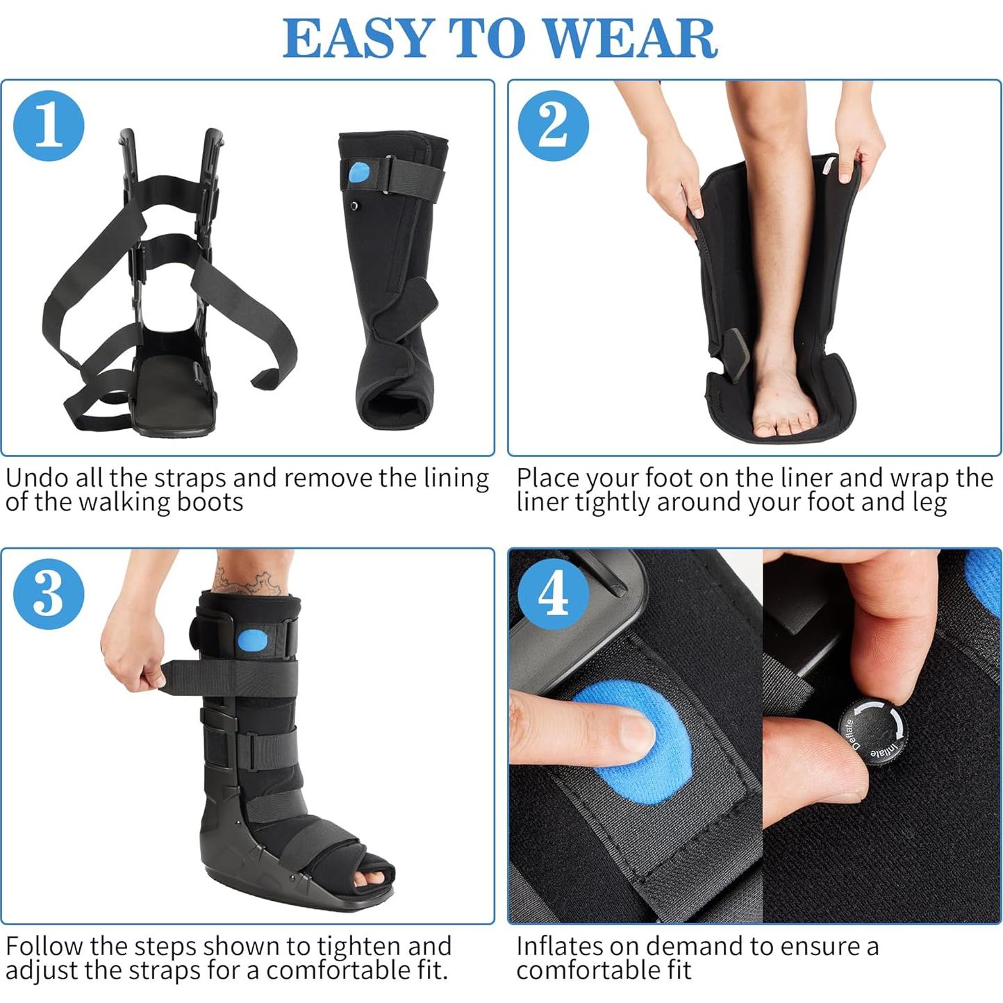 Bota de Fractura Alta Medibot Air Cam Walker - Pequeña