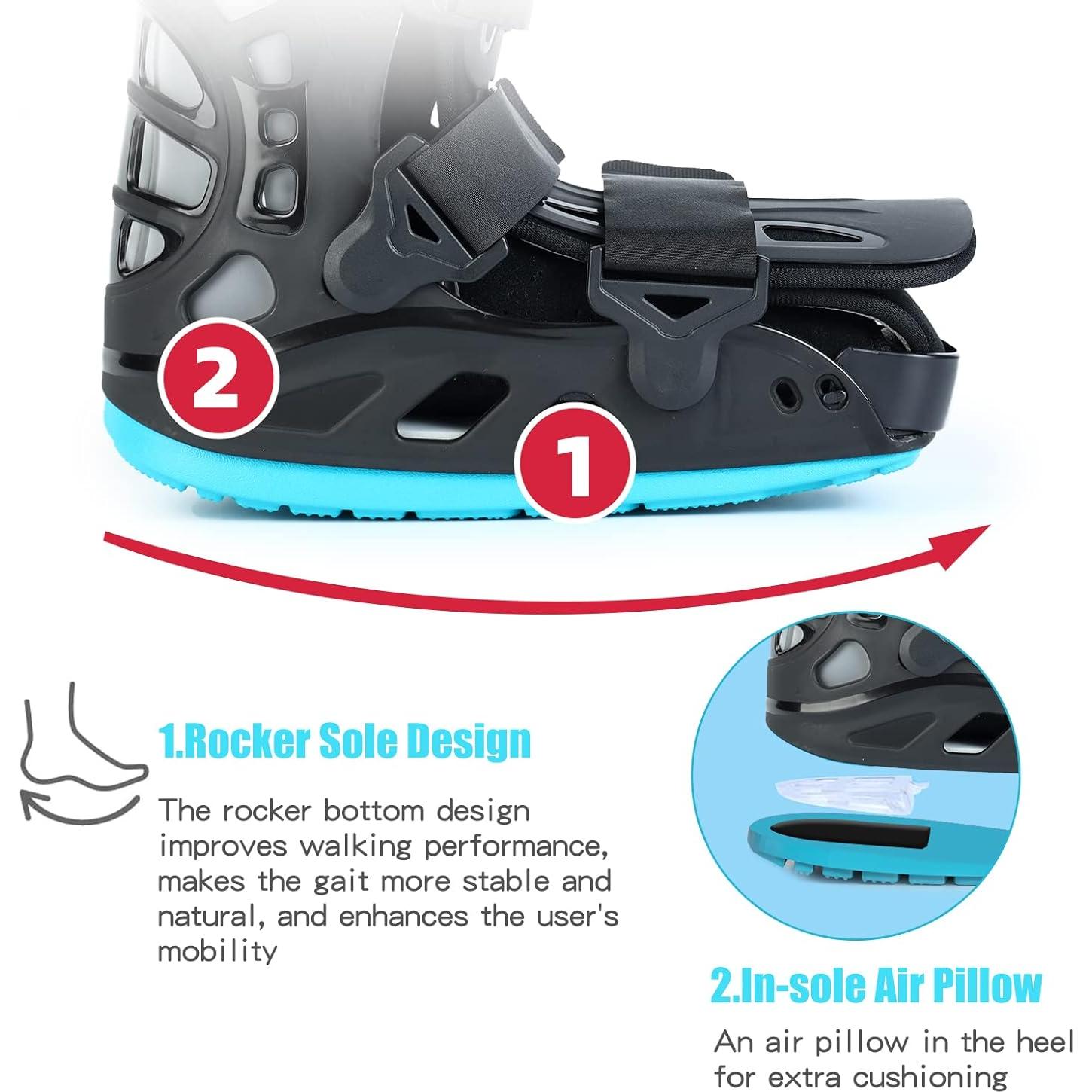 Botín Inflable Médico Tairibousy Grande para Fractura Tobillo