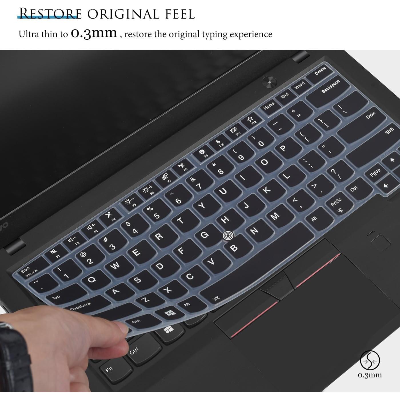 Cubierta de Teclado CASEDAO para Lenovo ThinkPad 14" Negro