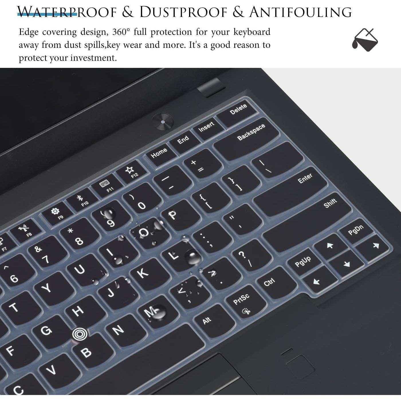 Cubierta de Teclado CASEDAO para Lenovo ThinkPad 14" Negro