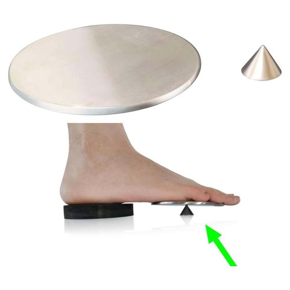 Disco de Equilibrio AcrobaX The Deep Tissue Doc 10.16 cm Acero Inoxidable