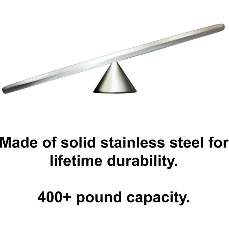 Disco de Equilibrio AcrobaX The Deep Tissue Doc 10.16 cm Acero Inoxidable