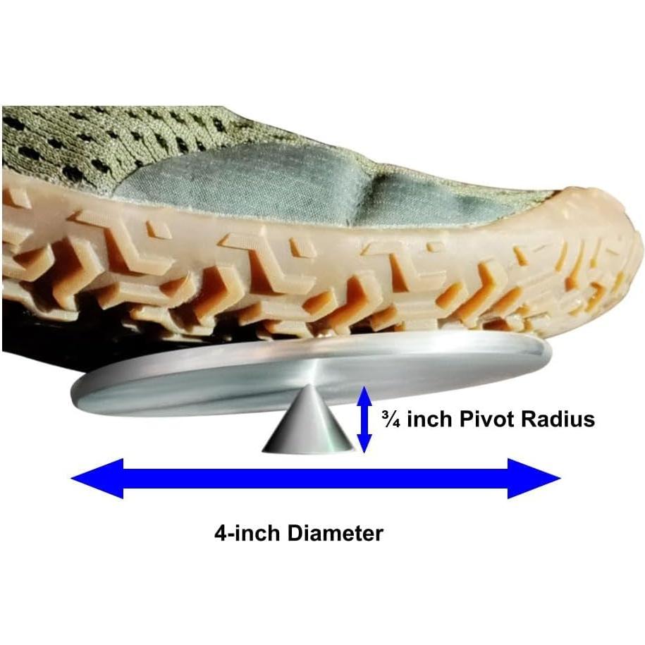 Disco de Equilibrio AcrobaX The Deep Tissue Doc 10.16 cm Acero Inoxidable