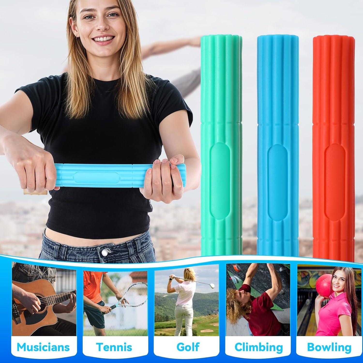 Barras de Ejercicio de Mano Tolare - 3 Pcs Resistencia Flexible