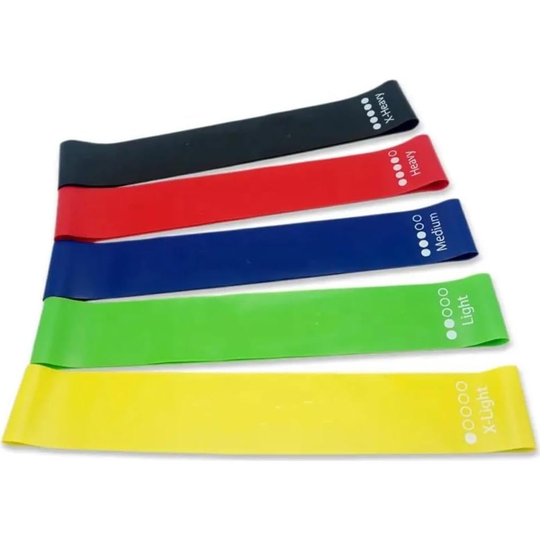 Conjunto de Bandas de Resistencia Genérico 5 Niveles para Fitness