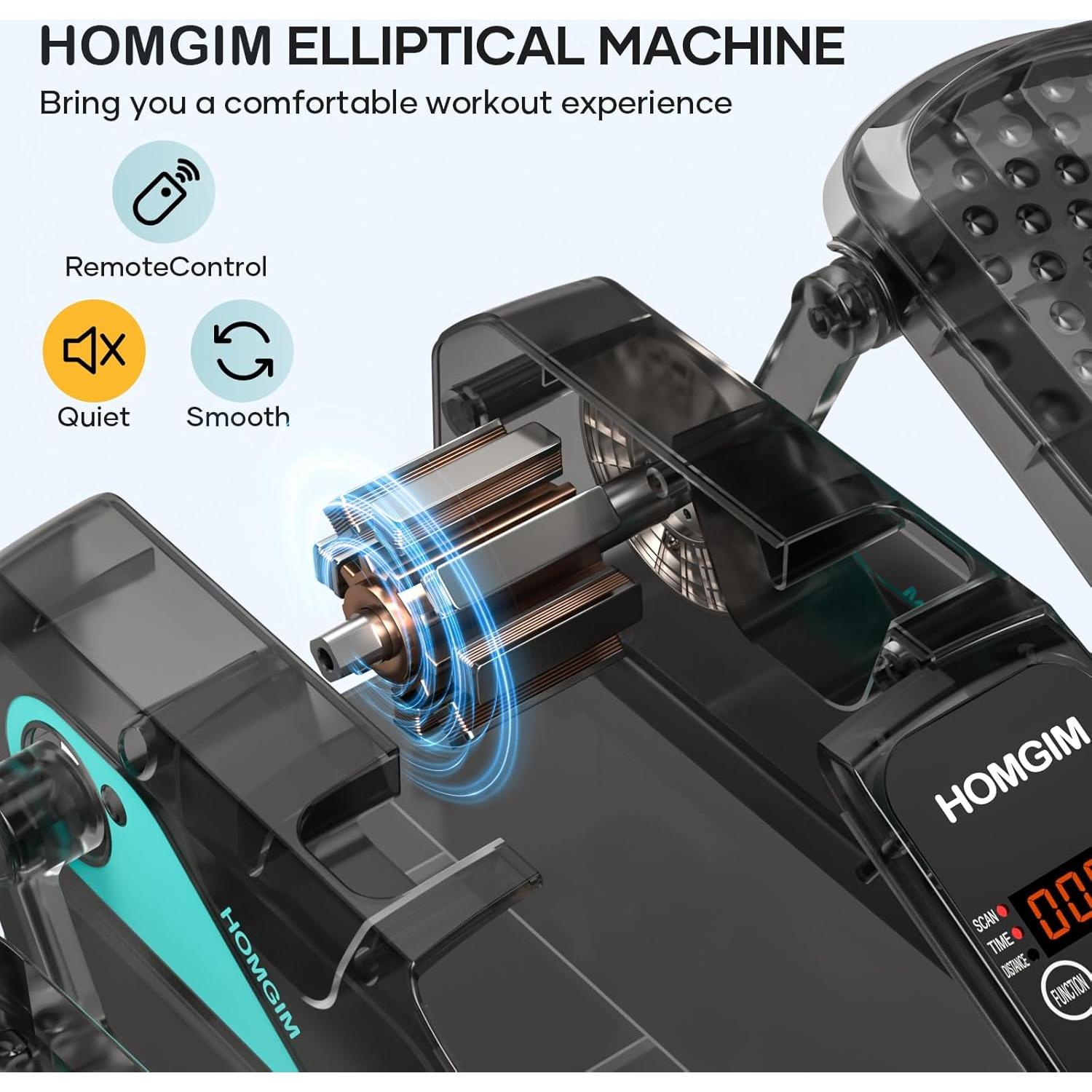 Máquina Elíptica de Escritorio HOMGIM HG-UD-2 Silenciosa 12 Niveles