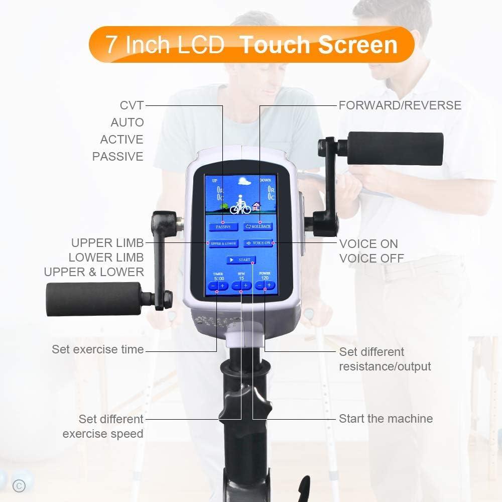 Entrenador de bicicleta de rehabilitación EBEST con pantalla LCD