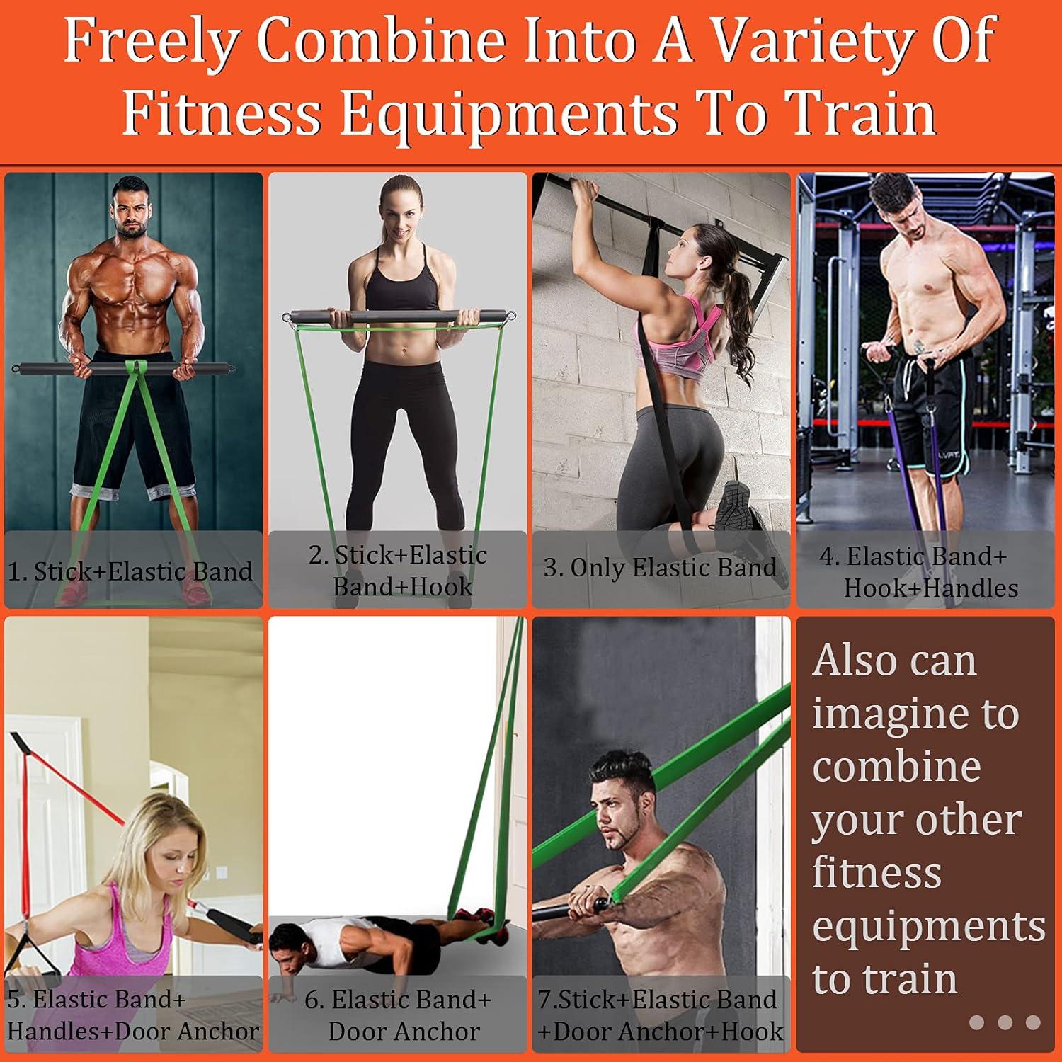 Conjunto de Barra de Resistencia DASKING 500LB para Gimnasio