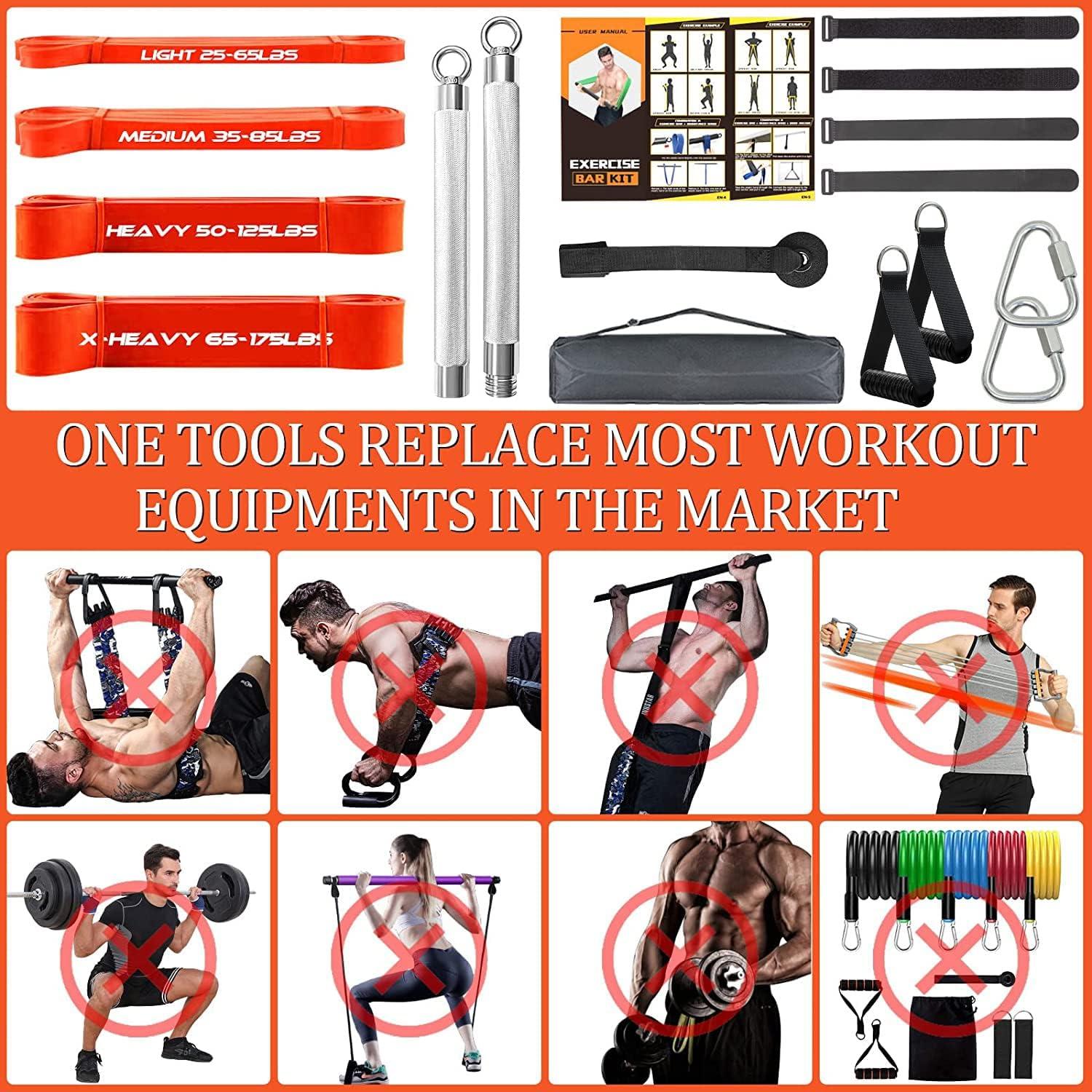 Conjunto de Barra de Resistencia DASKING 500LB para Gimnasio