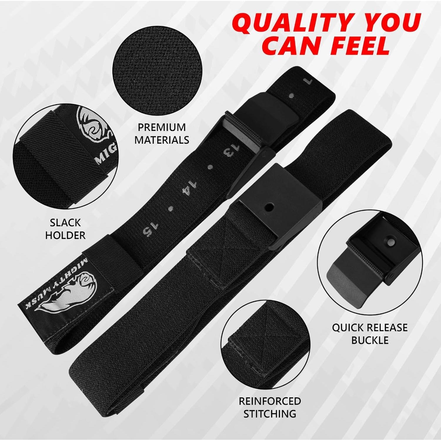 Bandas de Oclusión Mighty Musk - Paquete de 4 para Bíceps y Piernas