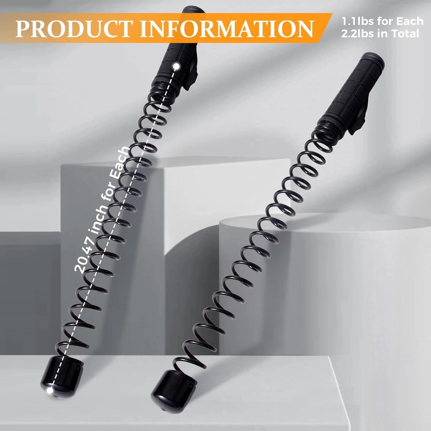 Cuerdas de Batalla Sin Cuerda OUNAN 50.8 cm Entrenamiento HIIT