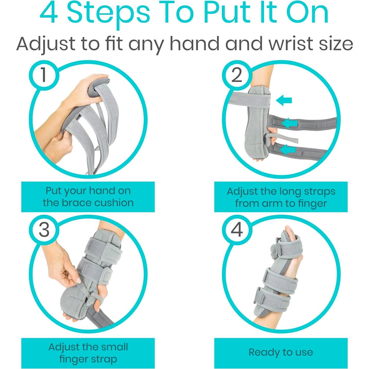 Férula de Mano Izquierda Vive Mediana - Inmovilizador Nocturno