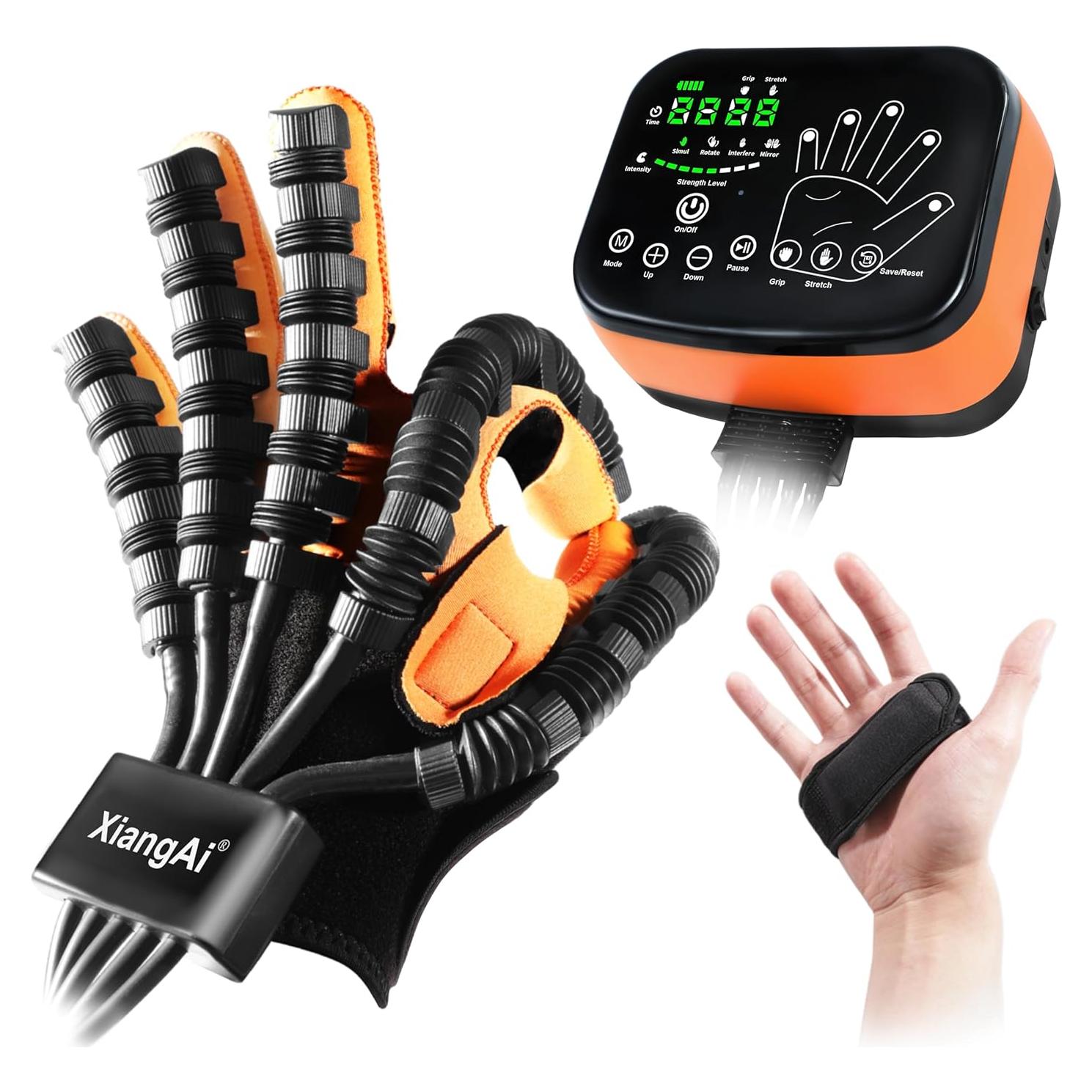Guantes Robotizados de Rehabilitación XiangAi para Mano Izquierda