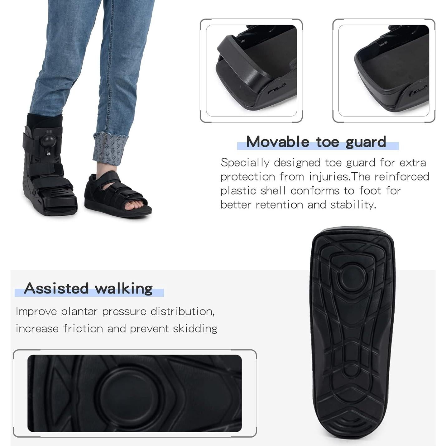 Botín Médico Inflable GHORTHOUD para Fracturas Pequeño