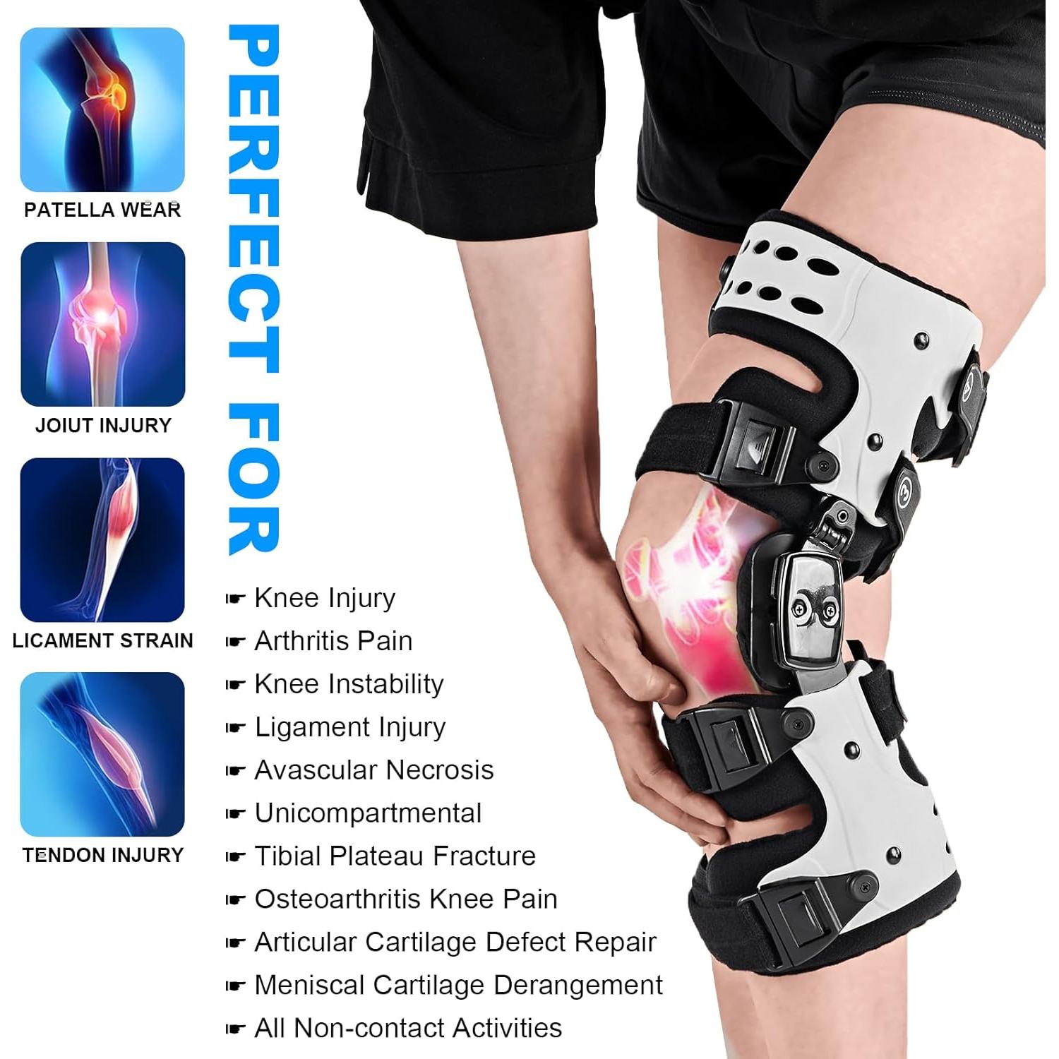 Rodillera Descompresora OA RISURRY para Artritis - Soporte Ajustable