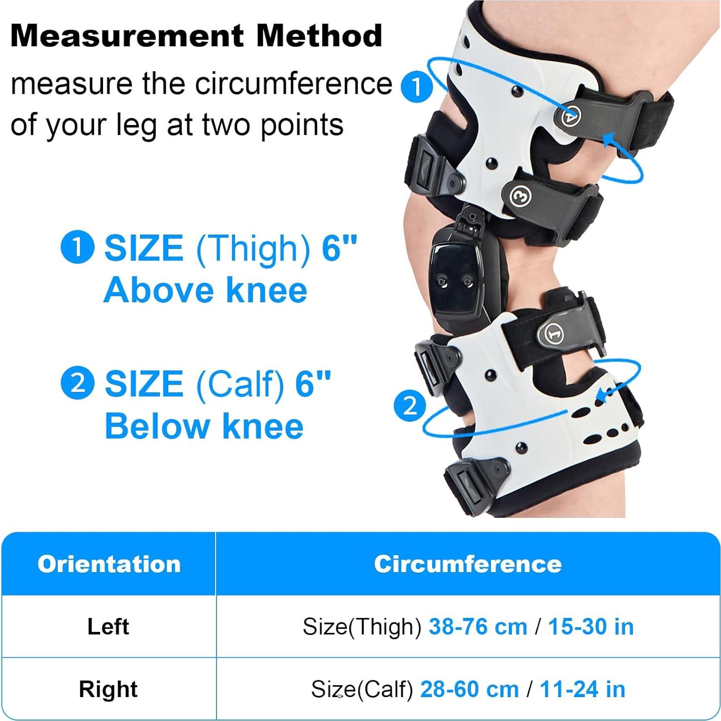 Rodillera Descompresora OA RISURRY para Artritis - Soporte Ajustable
