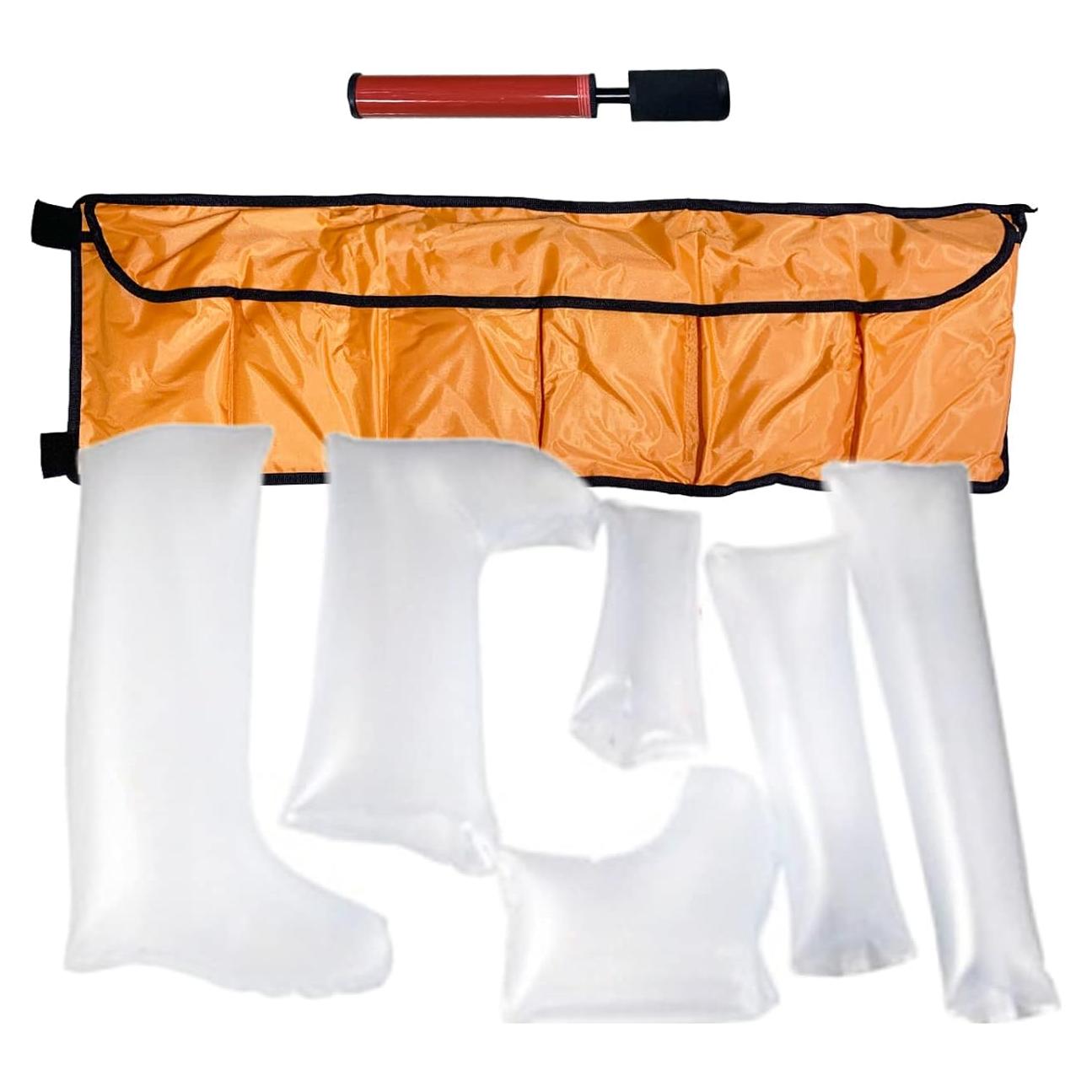 Kit de férulas de aire QIYAT para primeros auxilios - 6 piezas