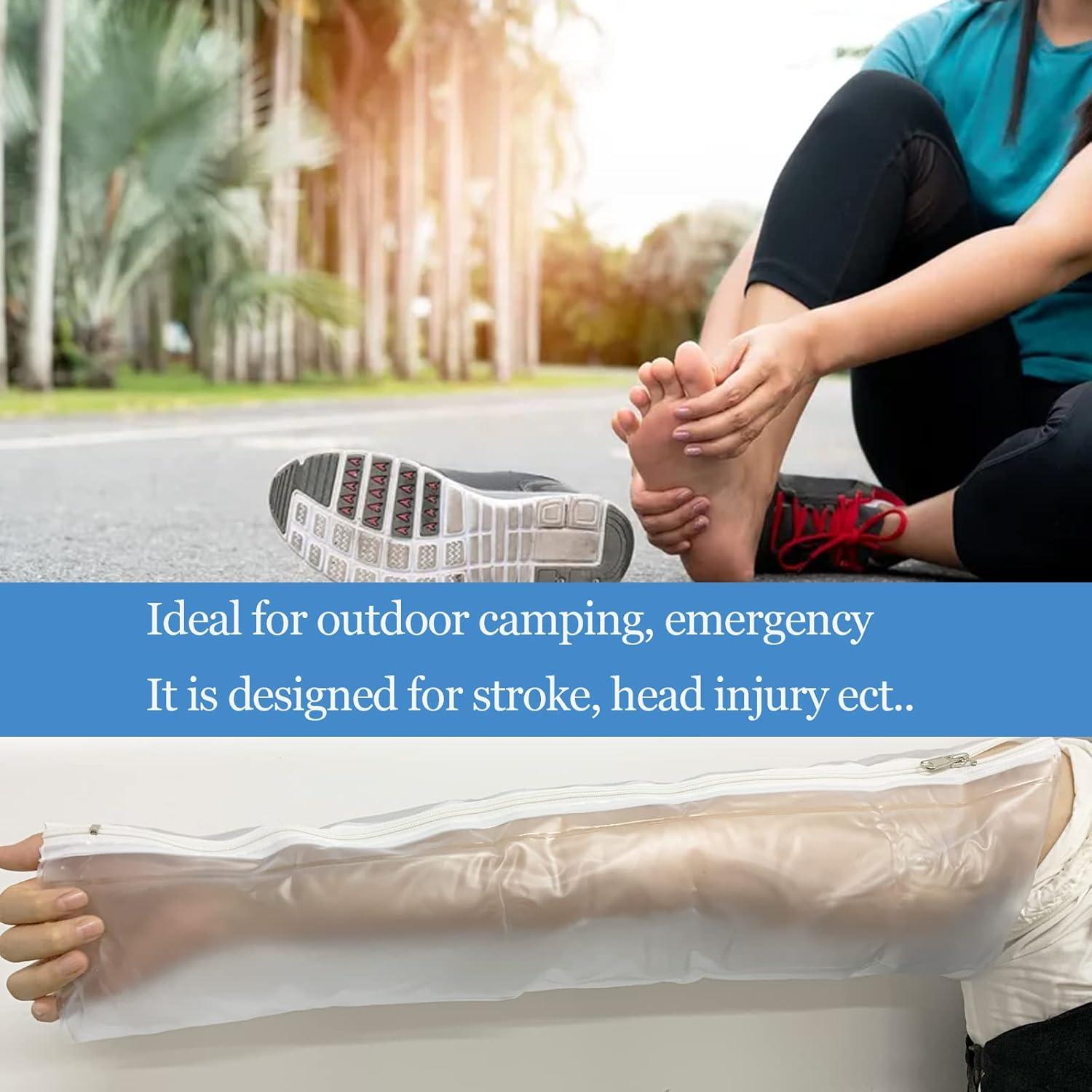 Kit de férulas de aire QIYAT para primeros auxilios - 6 piezas