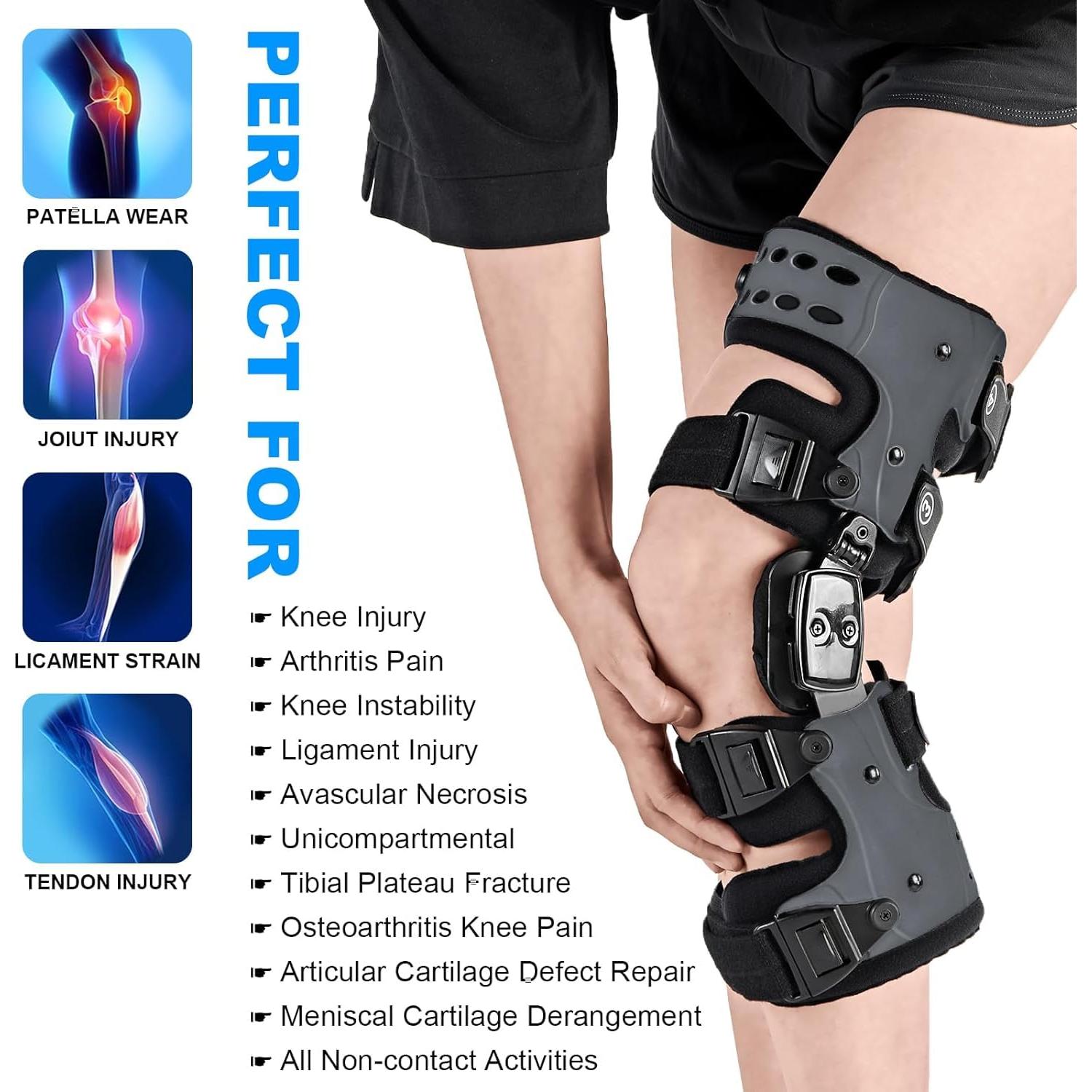 Rodillera Descompresora OA RISURRY para Osteoartritis - Soporte Ajustable