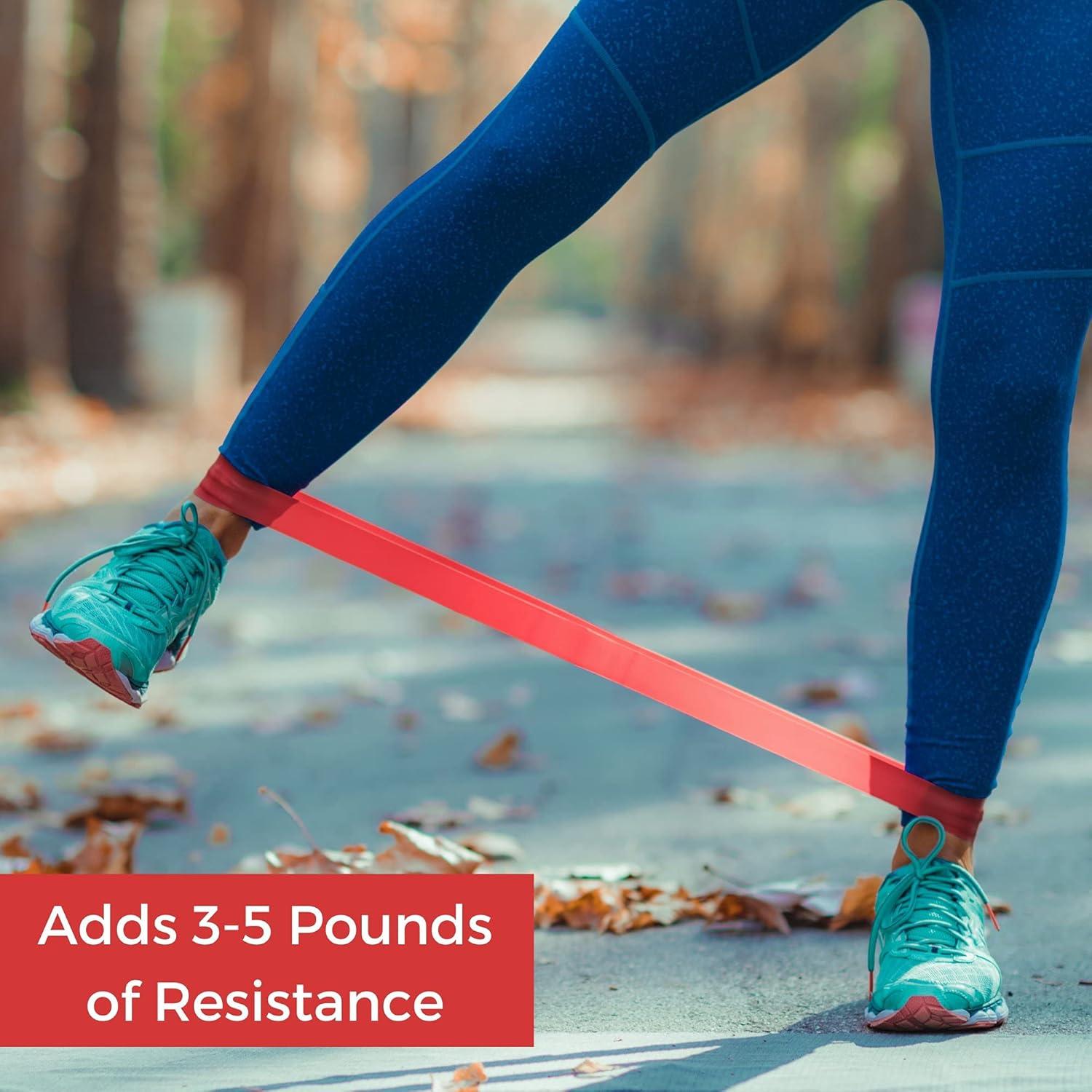 Banda de Resistencia Ligera McKesson CanDo Roja 5" x 6 Yardas