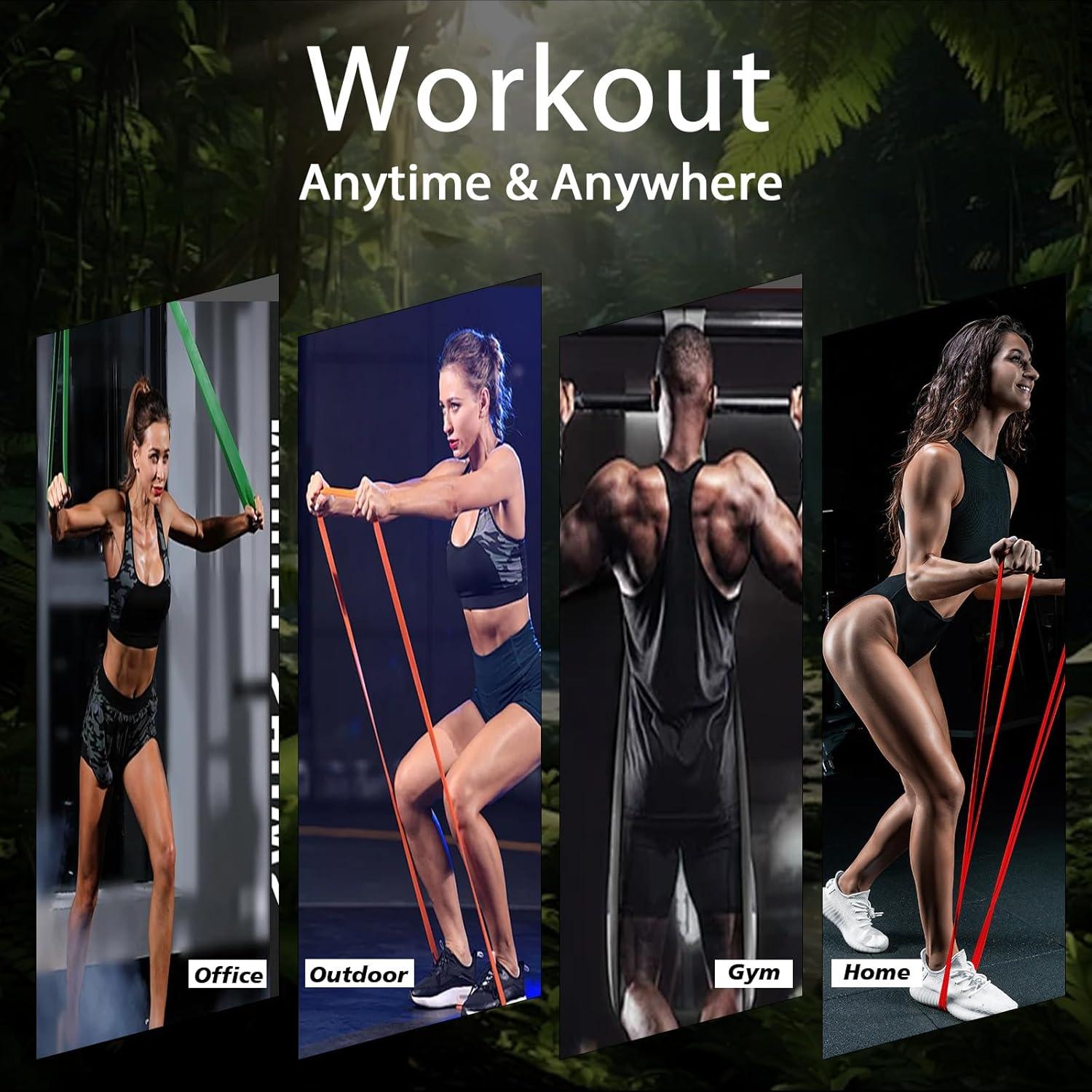 Set de Bandas de Resistencia HOOTO - 6 Pcs Multiusos