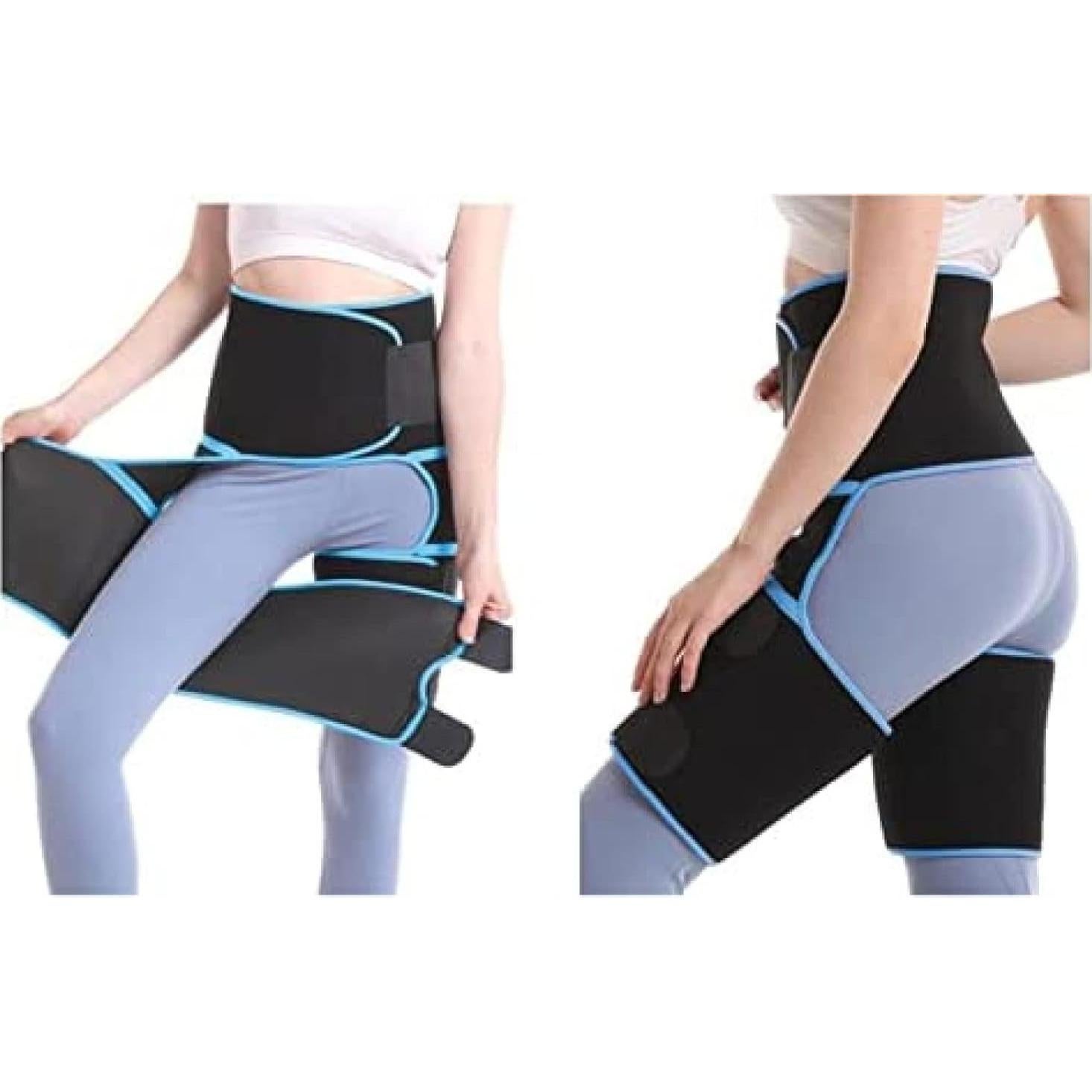 Soporte de Cadera Faja Compresión Azul XL para Lesiones