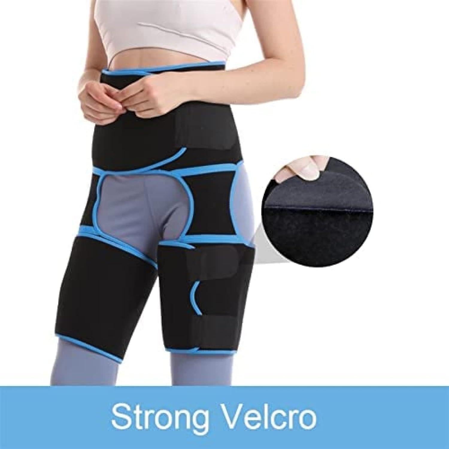 Soporte de Cadera Faja Compresión Azul XL para Lesiones