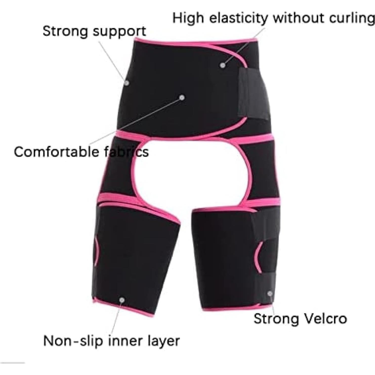 Soporte de Cadera Faja Compresión Azul XL para Lesiones