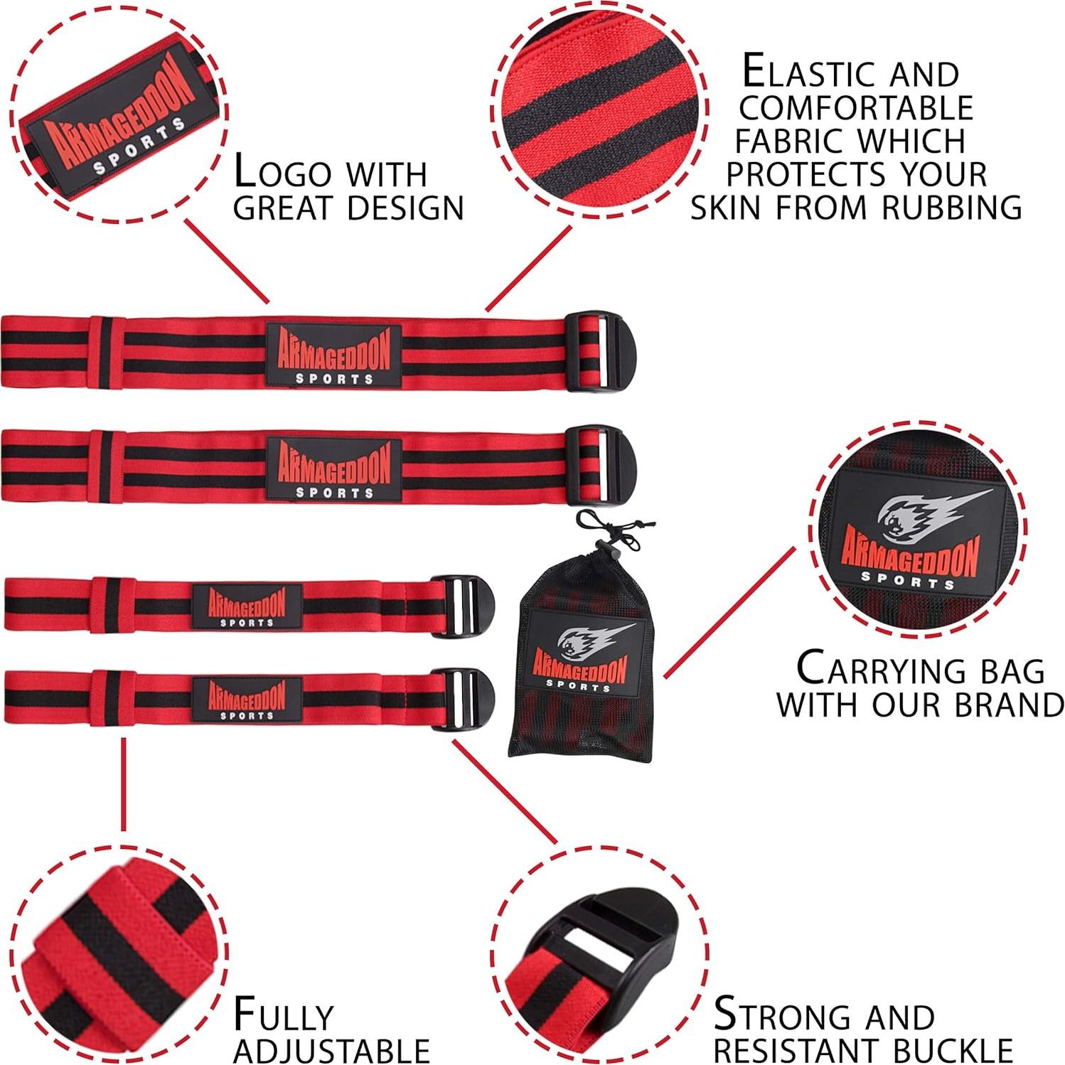 Bandas de Entrenamiento Muscular Armageddon - Oclusión Sanguínea
