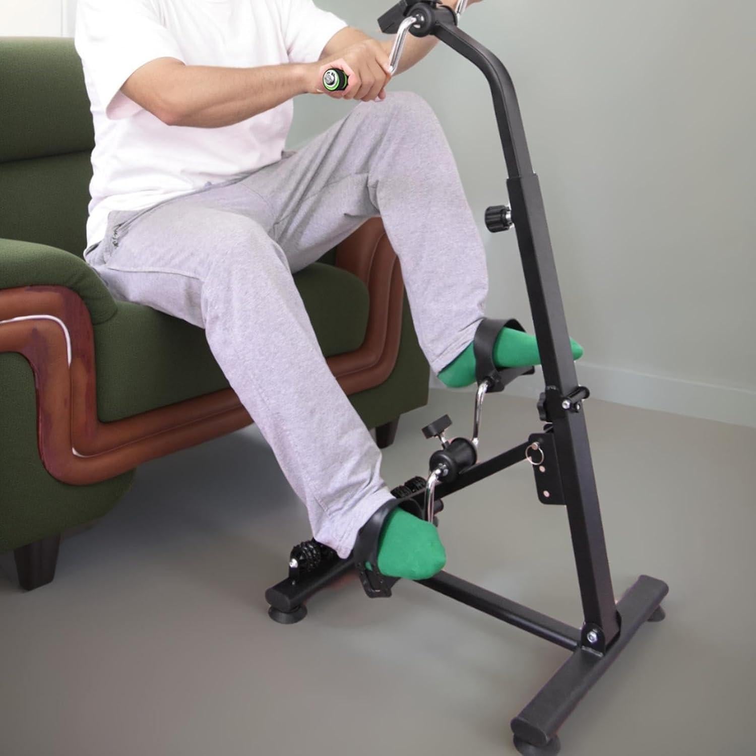 Ejercitador de Pedales EvepeS para Rehabilitación - Negro