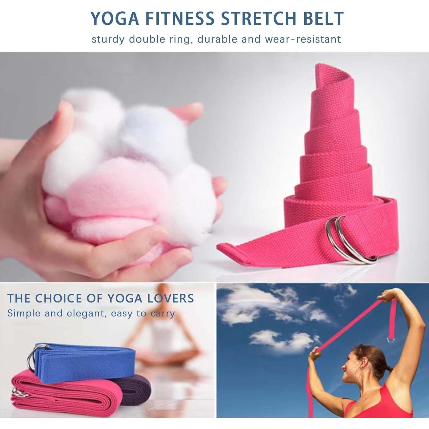 Kit de Pilates y Yoga Genérico 11 Piezas con Bandas de Resistencia