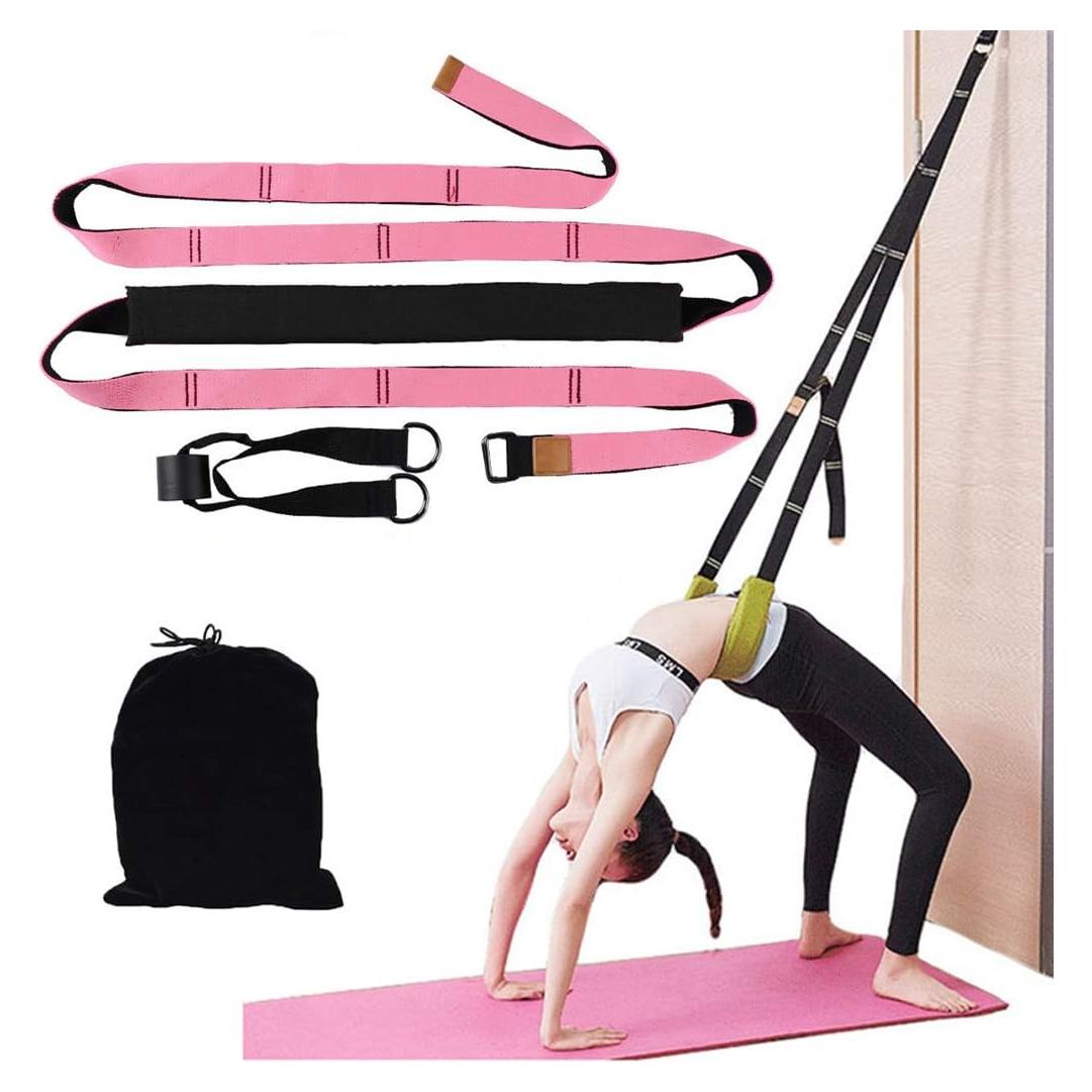 Correa de Estiramiento KimDaro Rosa - Entrenador de Flexibilidad